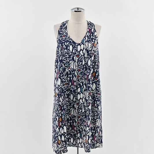 Anthropologie Edme Esyllte Dress Sz S Sleeveless Coastal Artsy Lightweight Boho