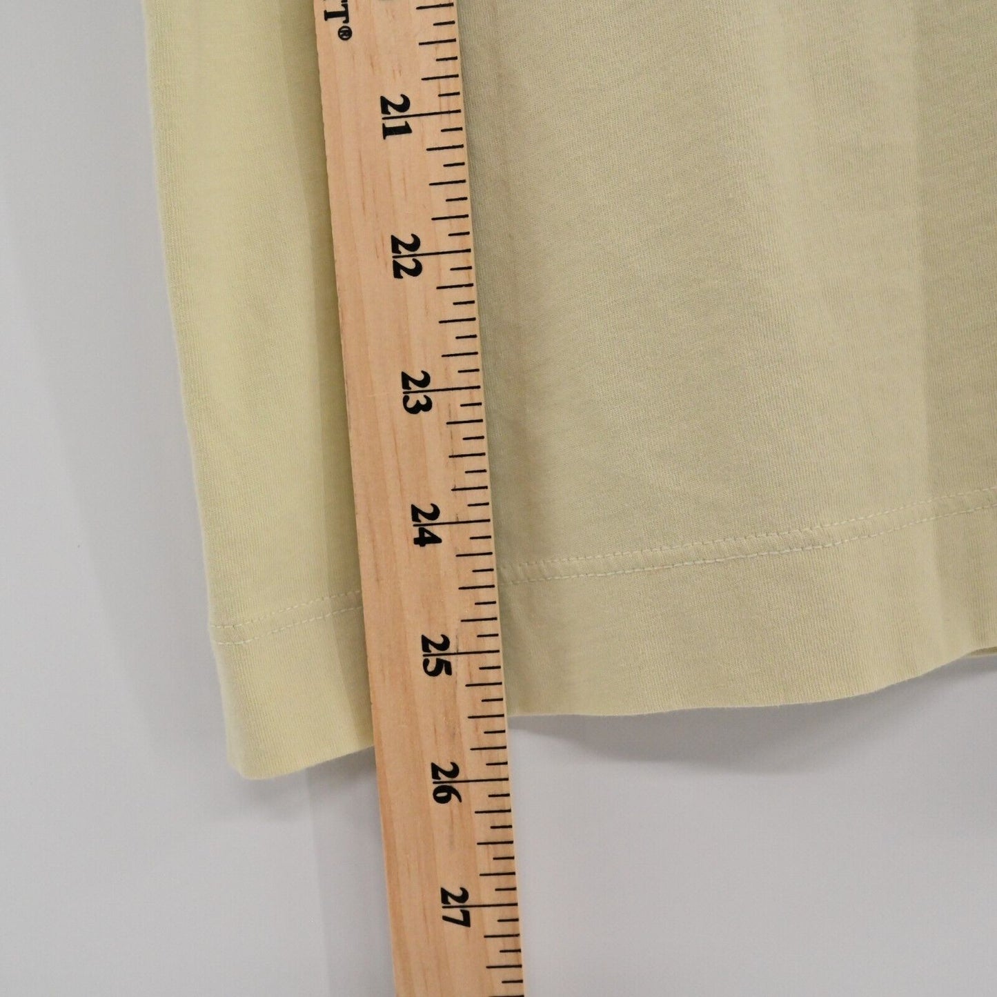 REBECCA TAYLOR Womens Size L Short Sleeve Tee Shirt Ruffle Relaxed Pastel Green