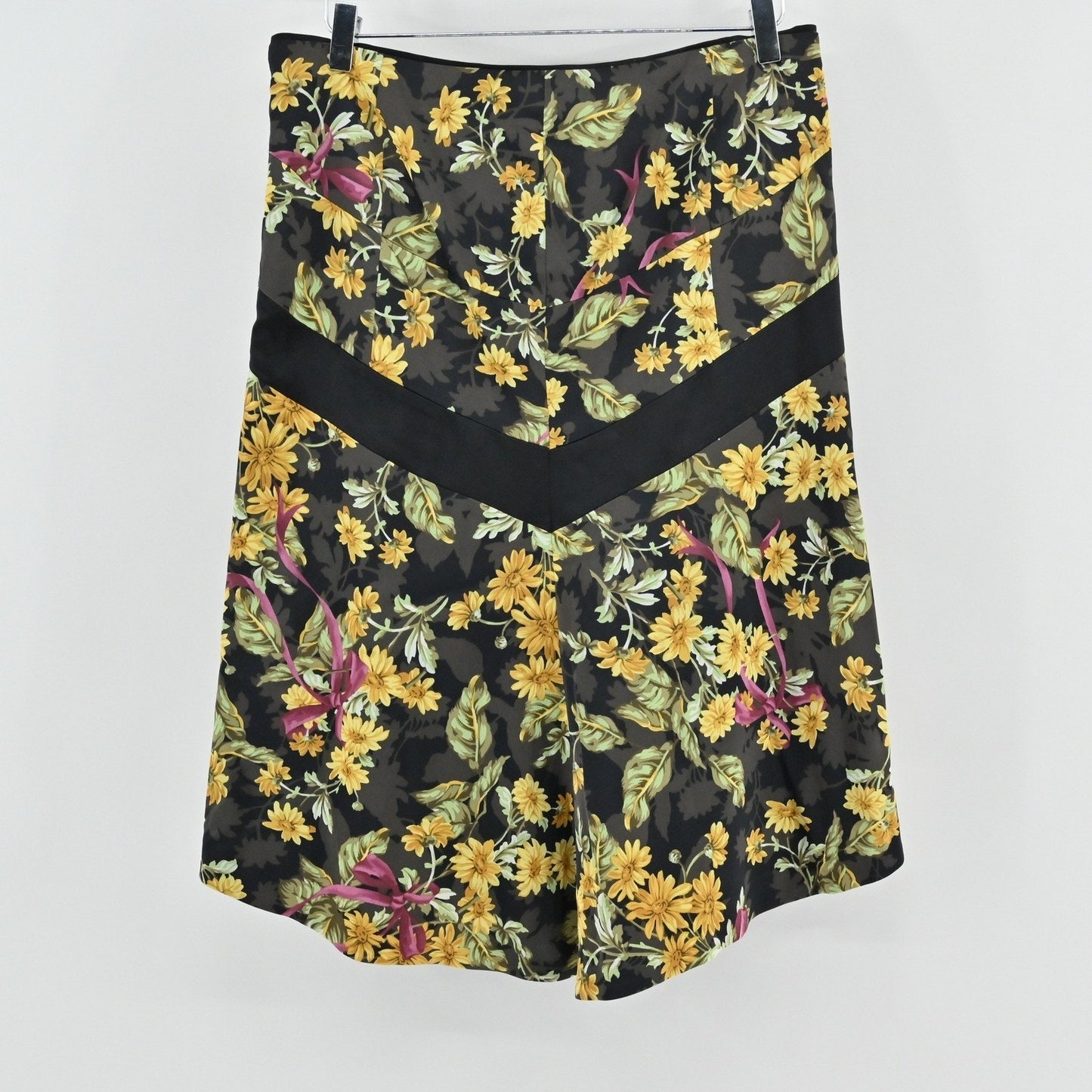 Karen Millen Floral Print High Low Skirt Size 10 Midis Bloomcore Garden Party