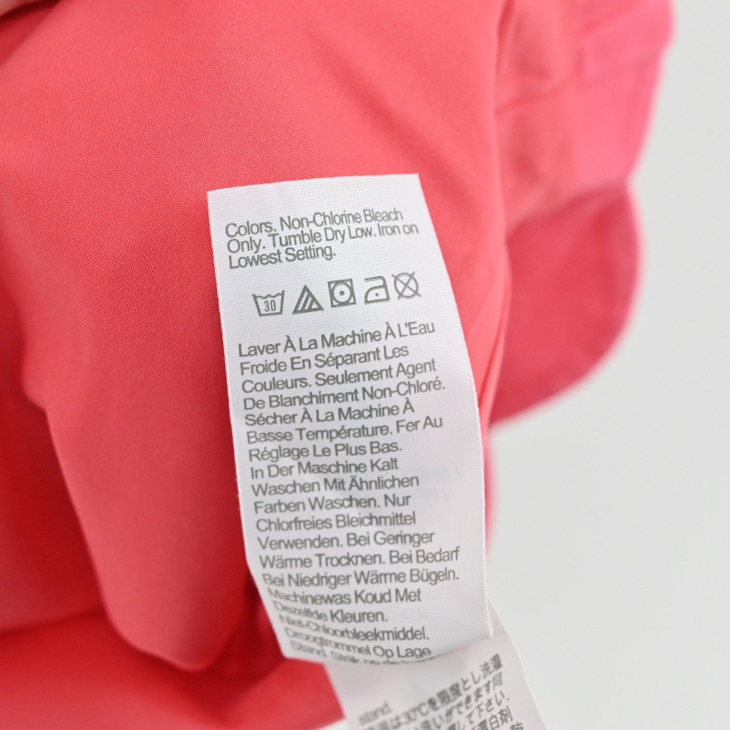 J Crew Scalloped Hem Dress Size 14 Coral Pink Shift Sleeveless Linen Minimalist