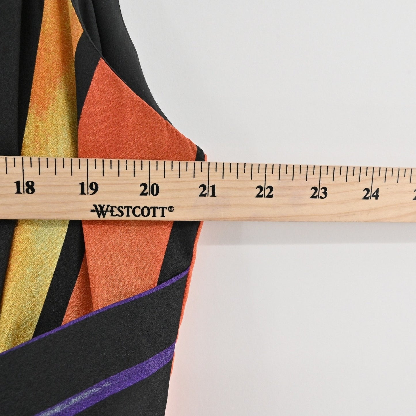 Luxxel Maxi Dress Dress L Multicolor Striped Sleeveless V Neck Twist Front Boho