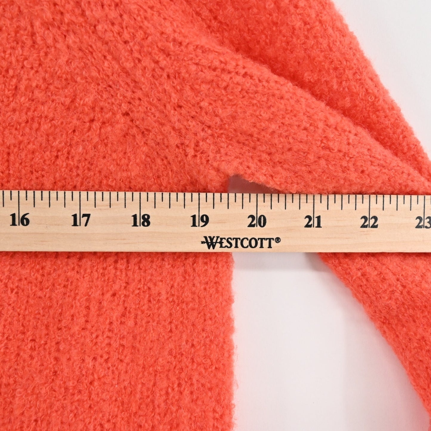 LOVERS FRIENDS Sweater Womens Size XS Wool Blend Coral Mock Neck Knit Top Cozy