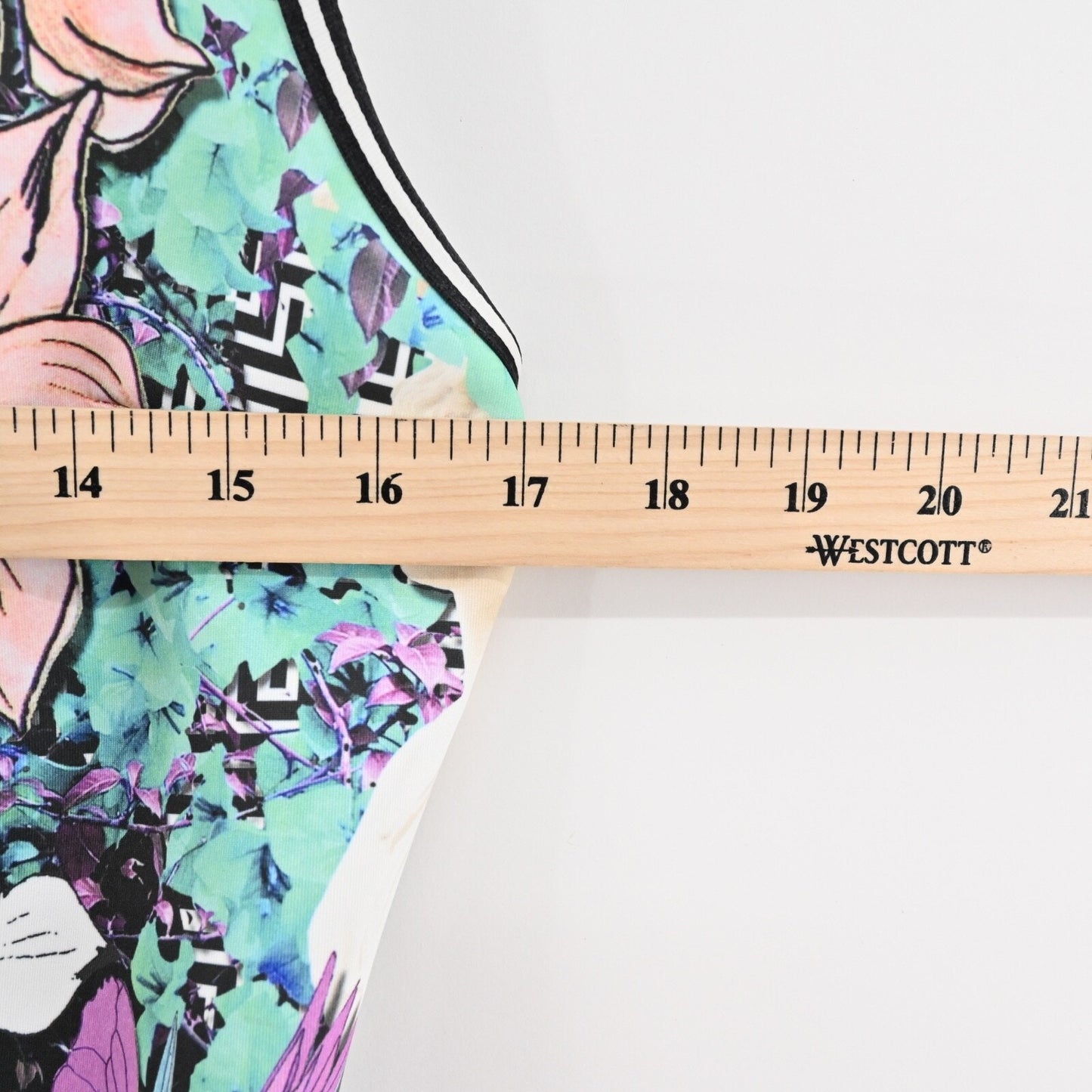 CLOVER CANYON Enchanted Garden Dress Sz M Sheath Black Floral Stripe Sleeveless