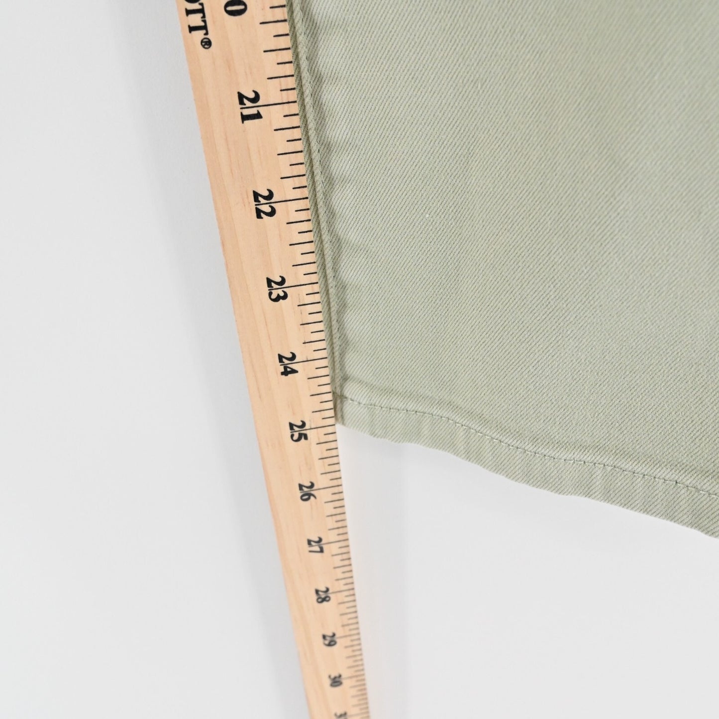 Tory Burch Jeans Womens Size 28 Alexa Cropped Skinny Leg Green Mid Rise Denim