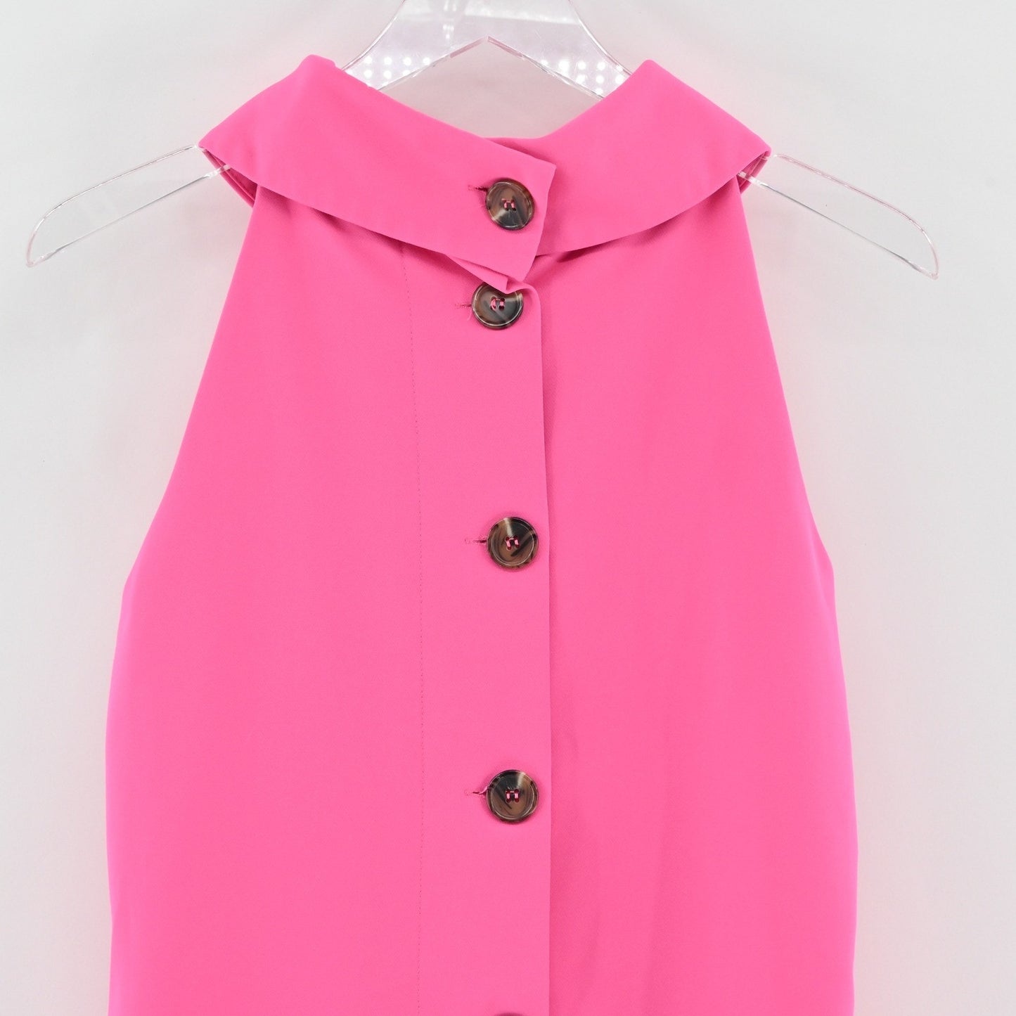 Sail to Sable Pink Cowl Neck Shift Dress Size M Sleeveless Party Cocktail Event