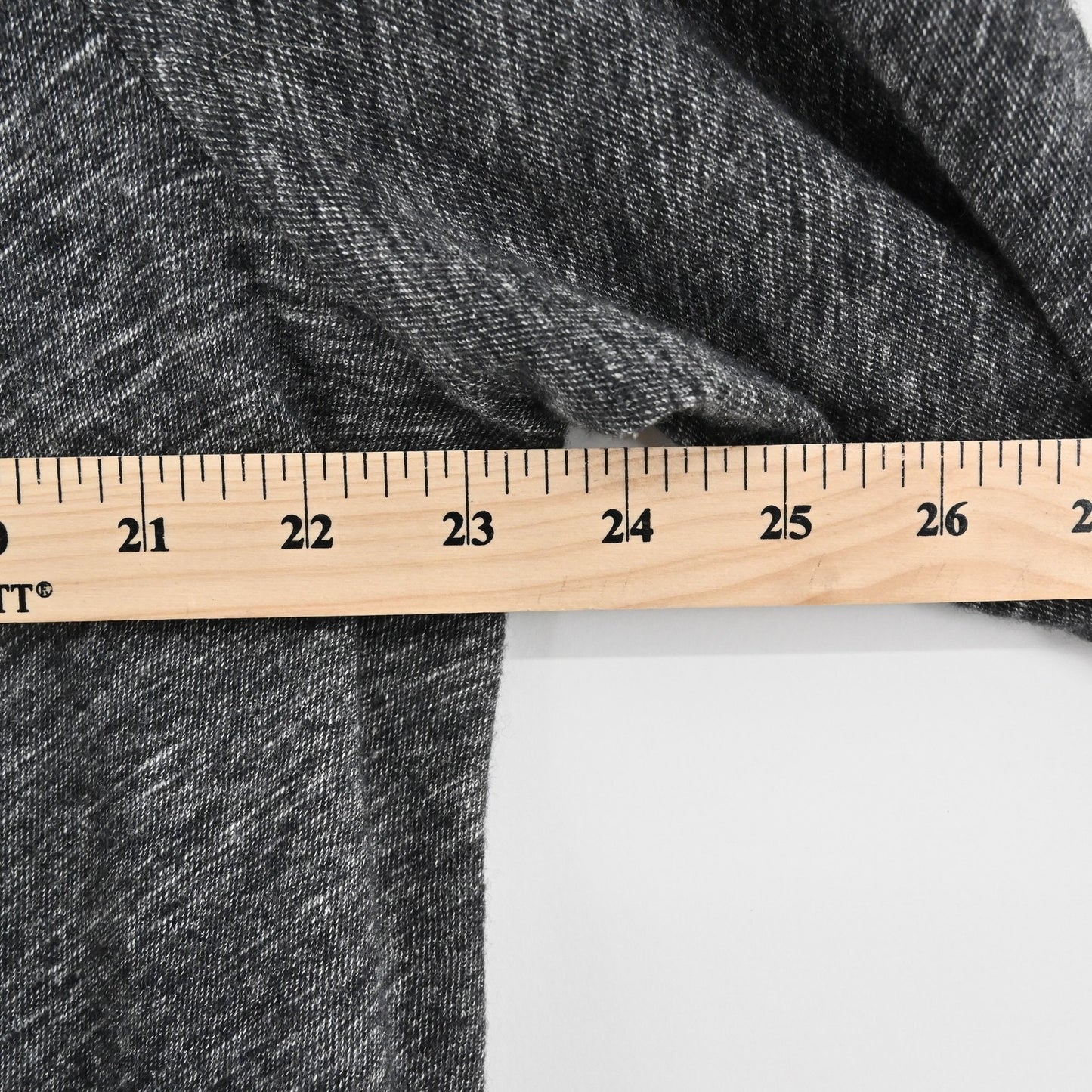 Eileen Fisher Womens Dress Size L Gray Organic Cotton Wool Lagenlook Long Sleeve