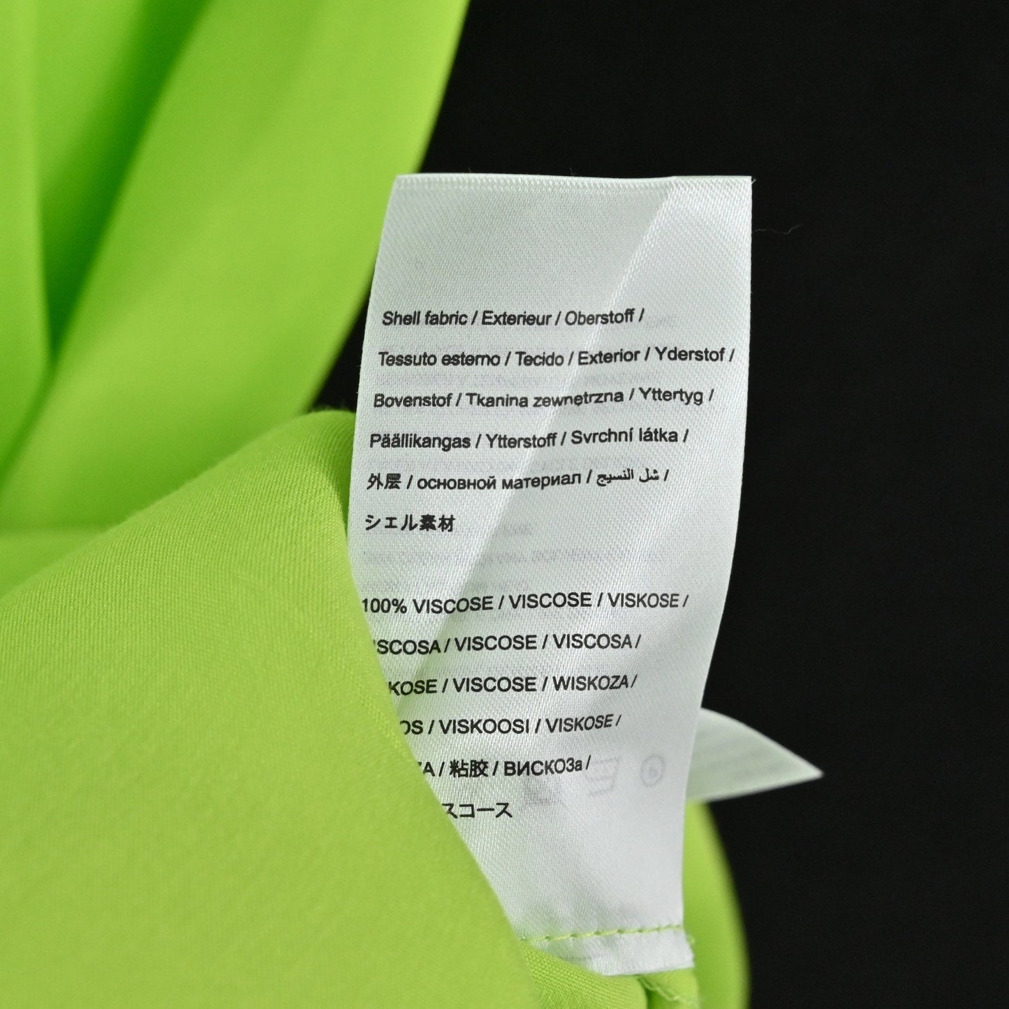 FARM Rio Lime Green Midi Dress Size 1X Cut Out Detail Long Sleeve Dopamine Boho