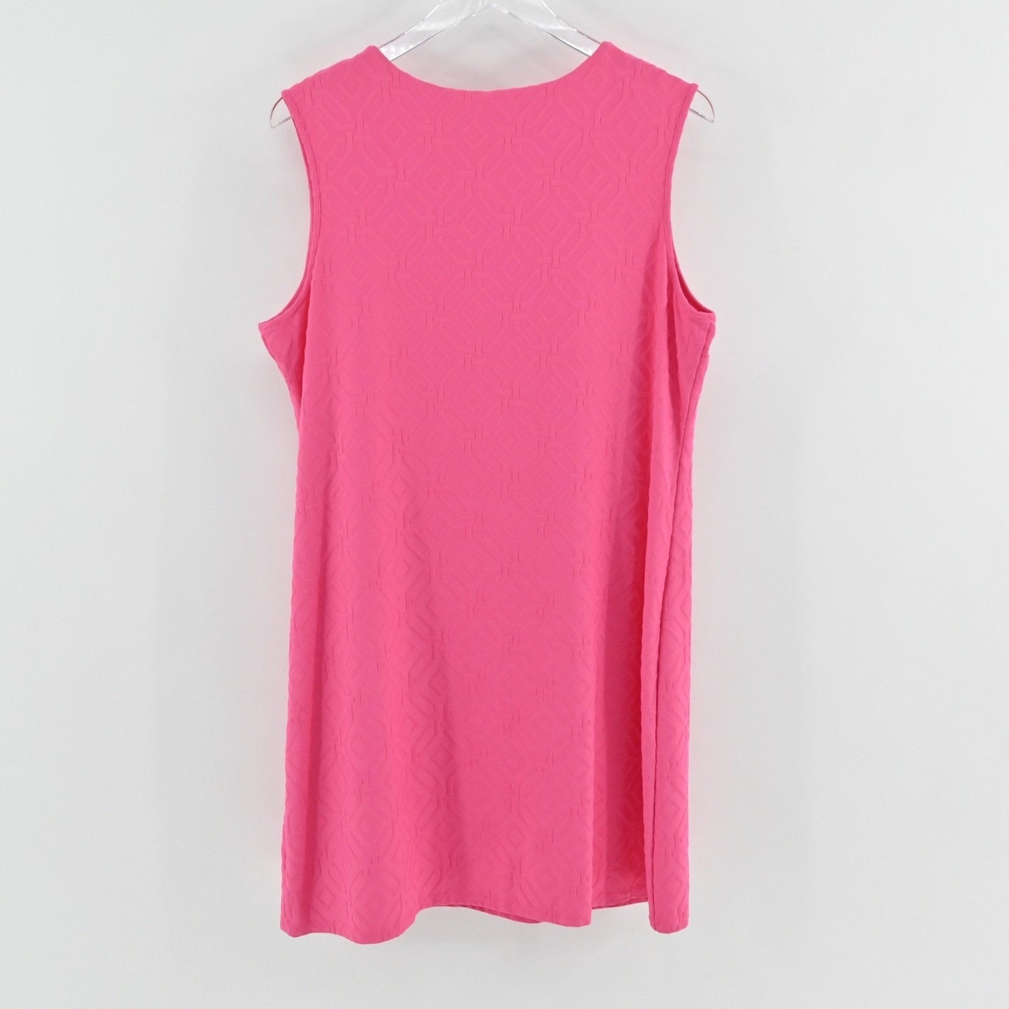 Jude Connally Presley Dress Size XL Pink Sleeveless Grand Links Spring Geometric