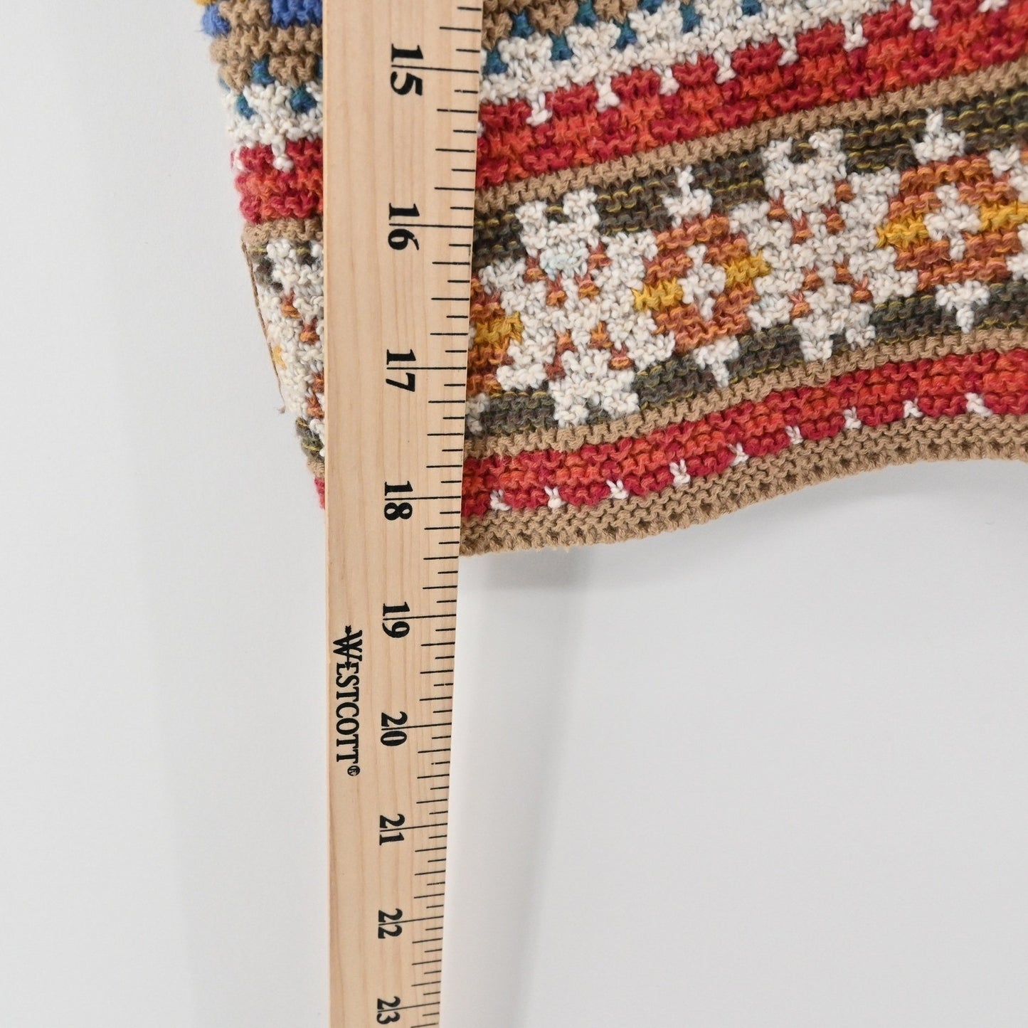 Vtg Y2k Lizsport Sweater Vest Size M Fair Isle Sleeveless Knit Top Multicolor