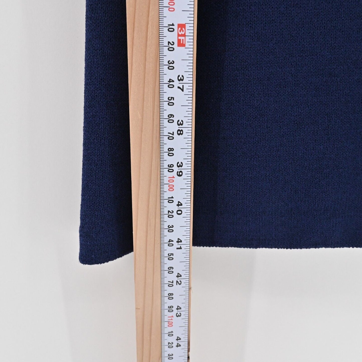 ST JOHN Dress Sz 10 Blue Santana Knit Wool Sheath Sleeveless COLLECTION Dog Show