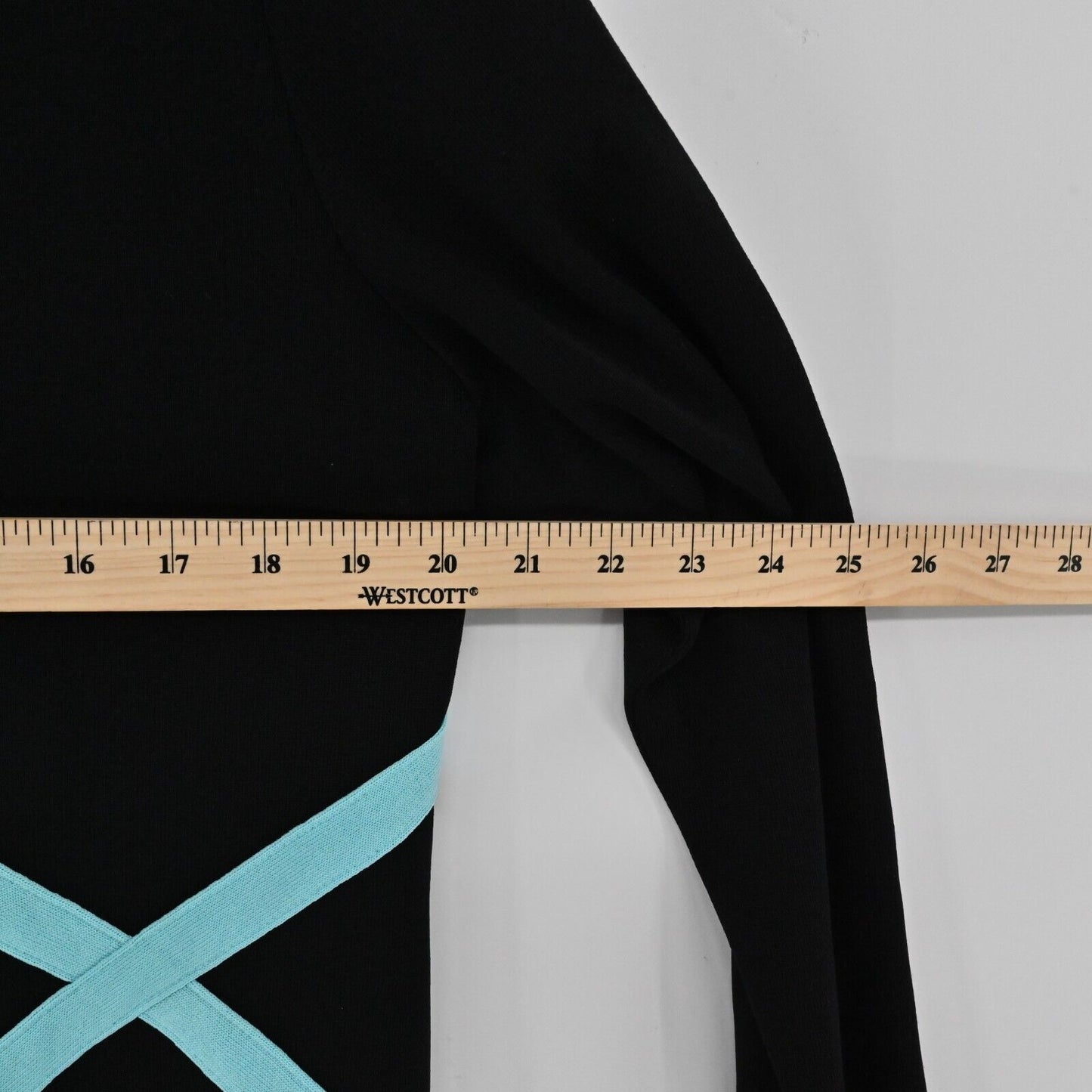 MISOOK Sweater Womens Size M Exclusively Knit Black Cardigan Blue Capsule Retro