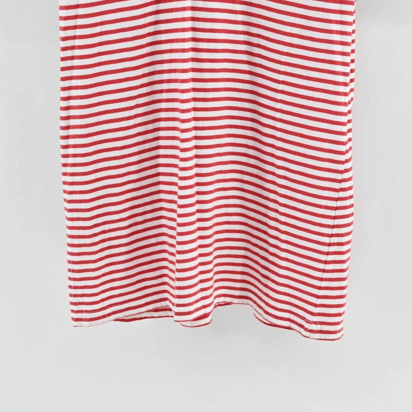 Gretchen Scott Admiral Tunic Dress Size S Red White Striped Embroidered Nautical