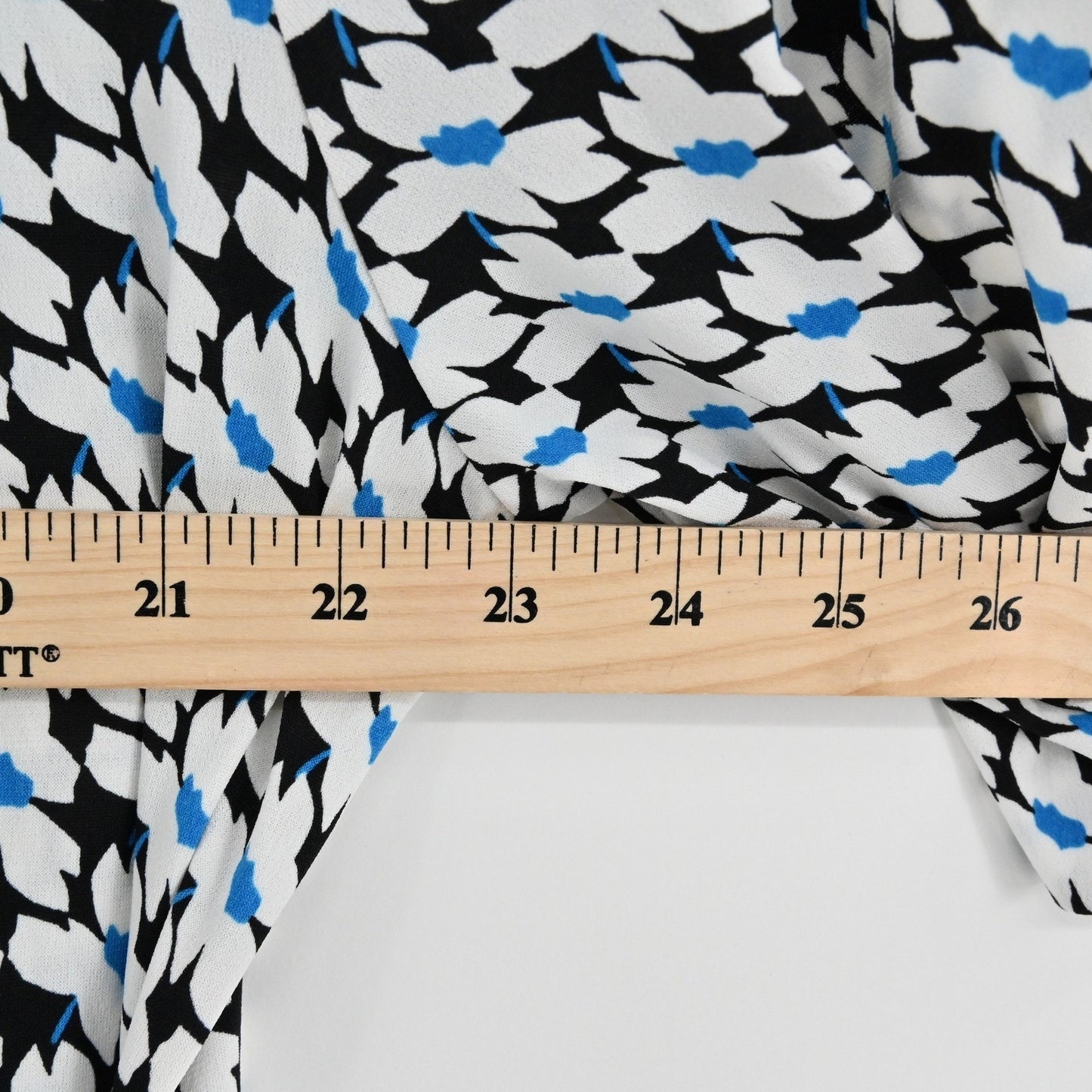 DKNY Faux Wrap Dress Size L Geometric Modern Artistic Flattering Sophisticated