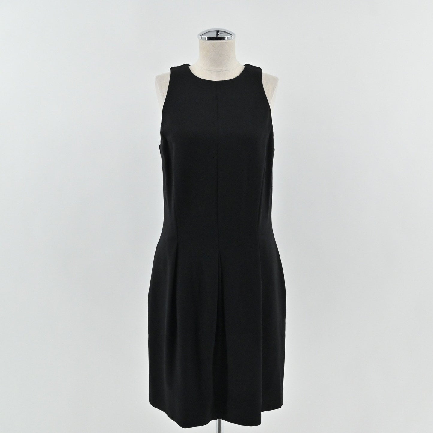 J McLaughlin Black Sleeveless Sheath Dress Size M Minimalist Career Corpcore