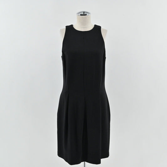 J McLaughlin Black Sleeveless Sheath Dress Size M Minimalist Career Corpcore