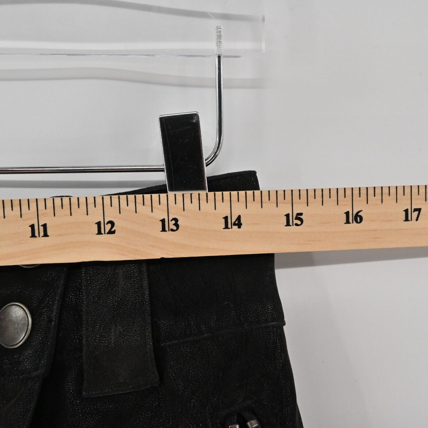 FREE PEOPLE Skirt Womens Size 0 Carson Faux Leather Utility Cargo Mini Black