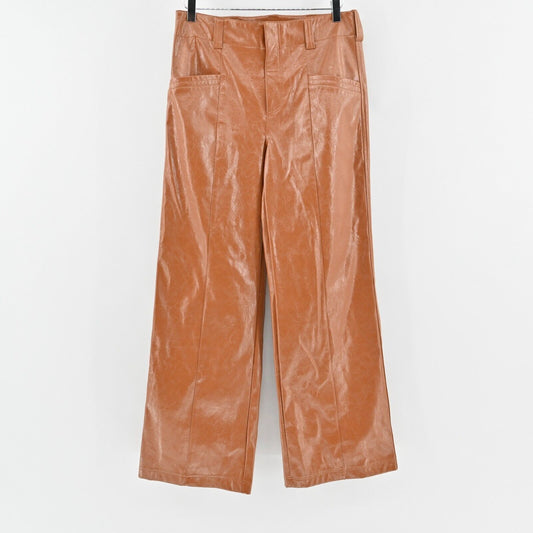 FREE PEOPLE Pants Womens Size 6 Star Crossed Lovers Twin Flame Vegan Leather