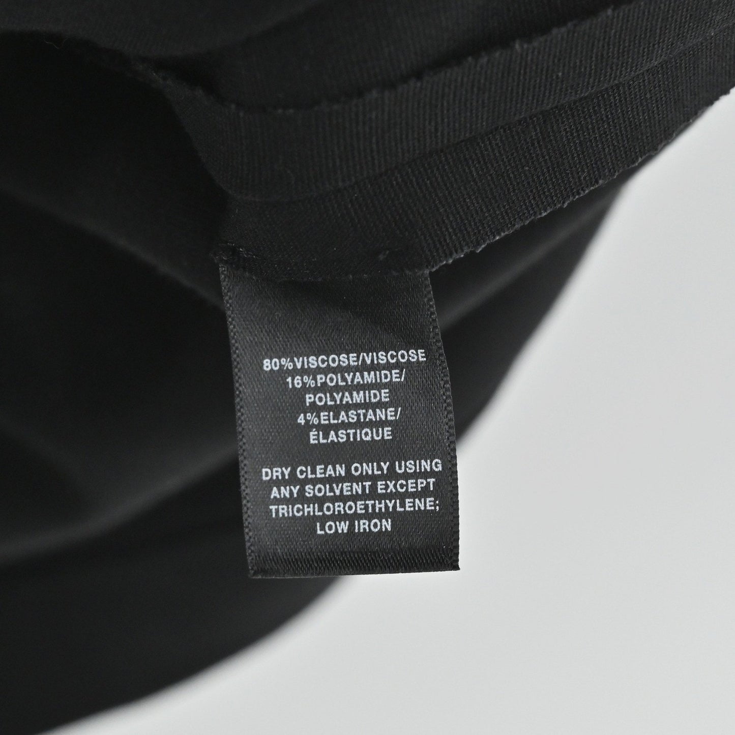 Lafayette 148 Toni Collared Dress Size S Black Minimalist VNeck Midi Modern Chic