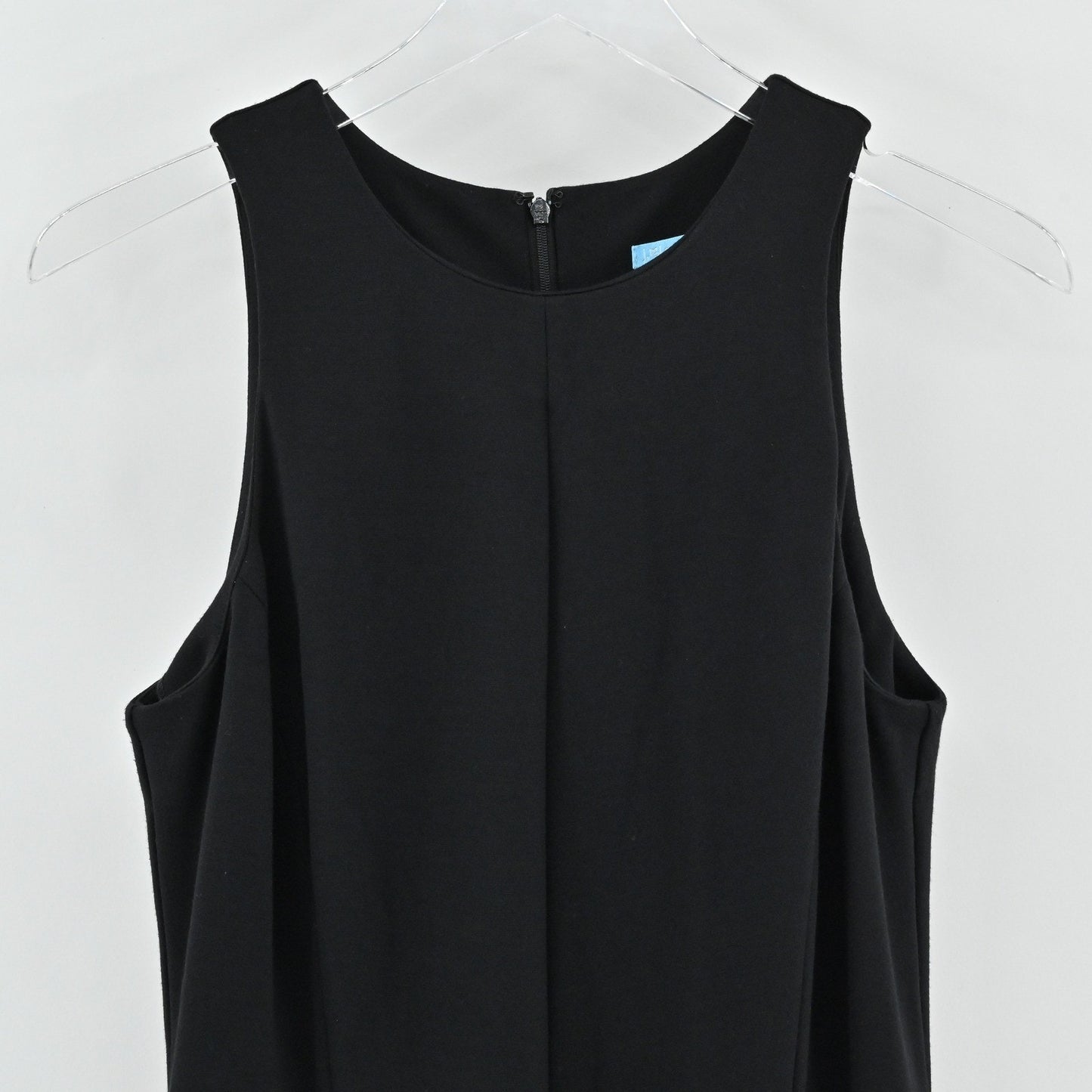 J McLaughlin Black Sleeveless Sheath Dress Size M Minimalist Career Corpcore