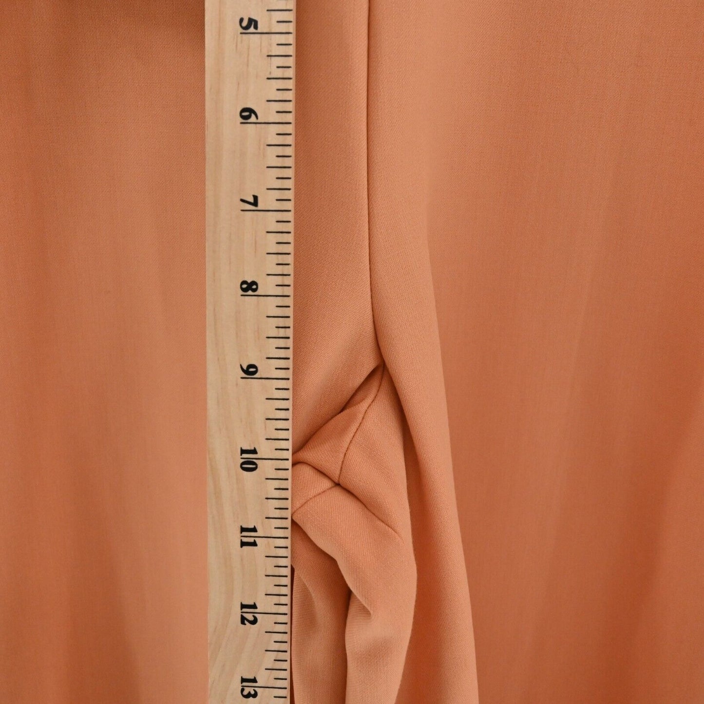 Vintage Jumpsuit Womens Size M Wide Leg Sleeveless Solid Orange Chic Playsuit