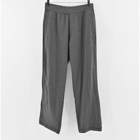 LULULEMON Pants Mens Size M Kung Fu Wide Leg Heathered Black Pull On Sweatpant