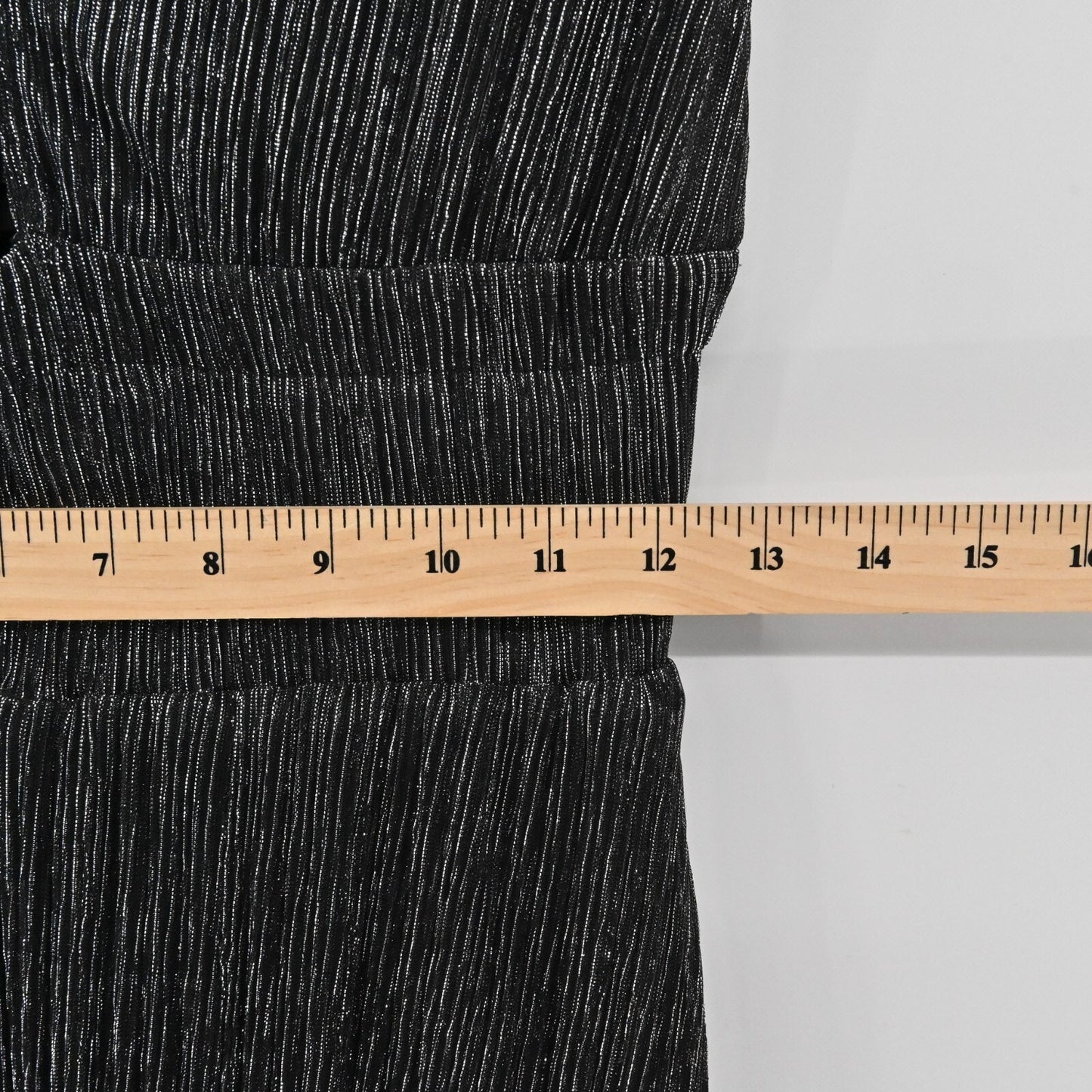 MAJE Womens Shimmer Mini Dress Size S Shiny Metallic Black Silver Sleeveless