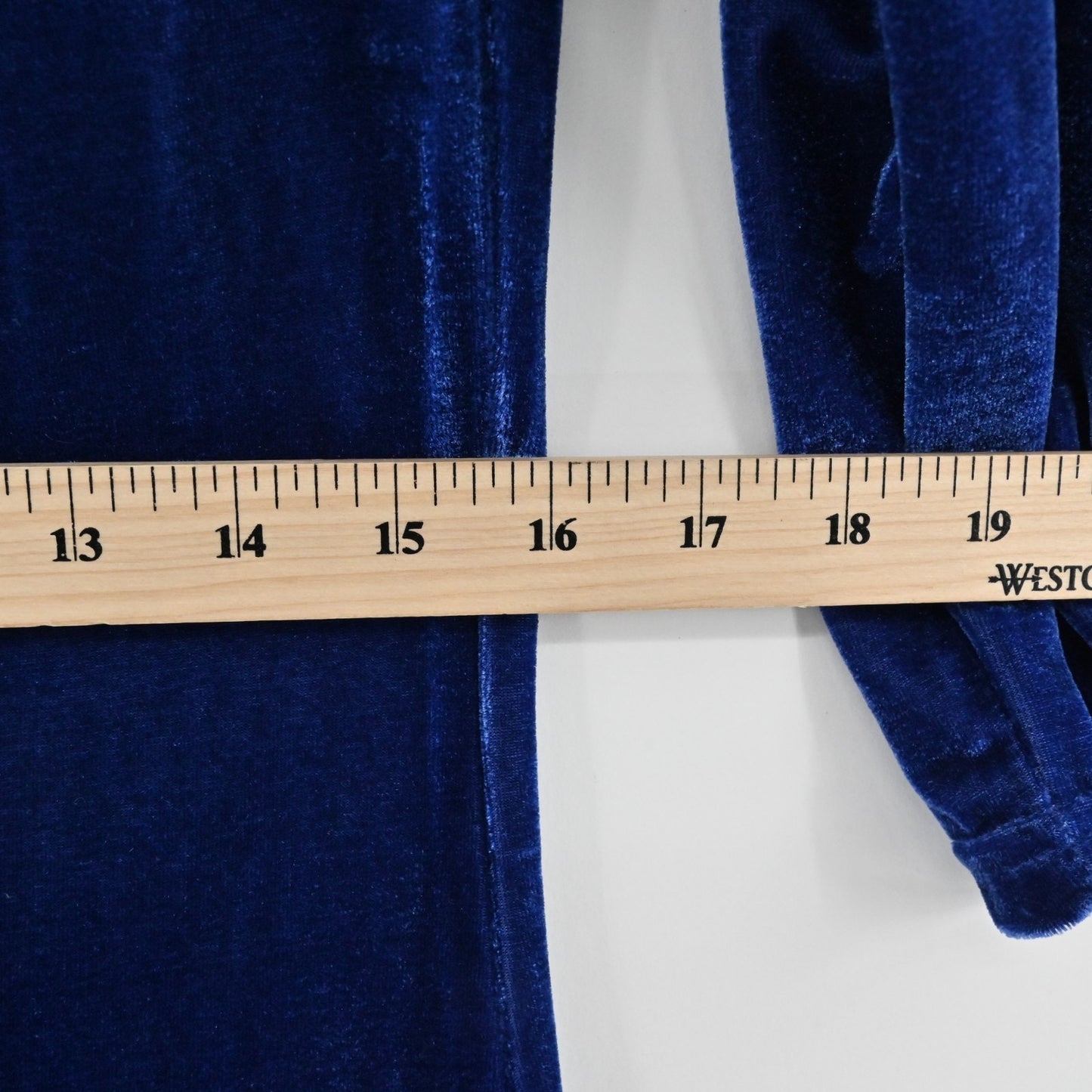 Vtg Y2k Blue Velvet Dress Womens Size 38 Cowl Neck Velour Whimsigoth Holiday