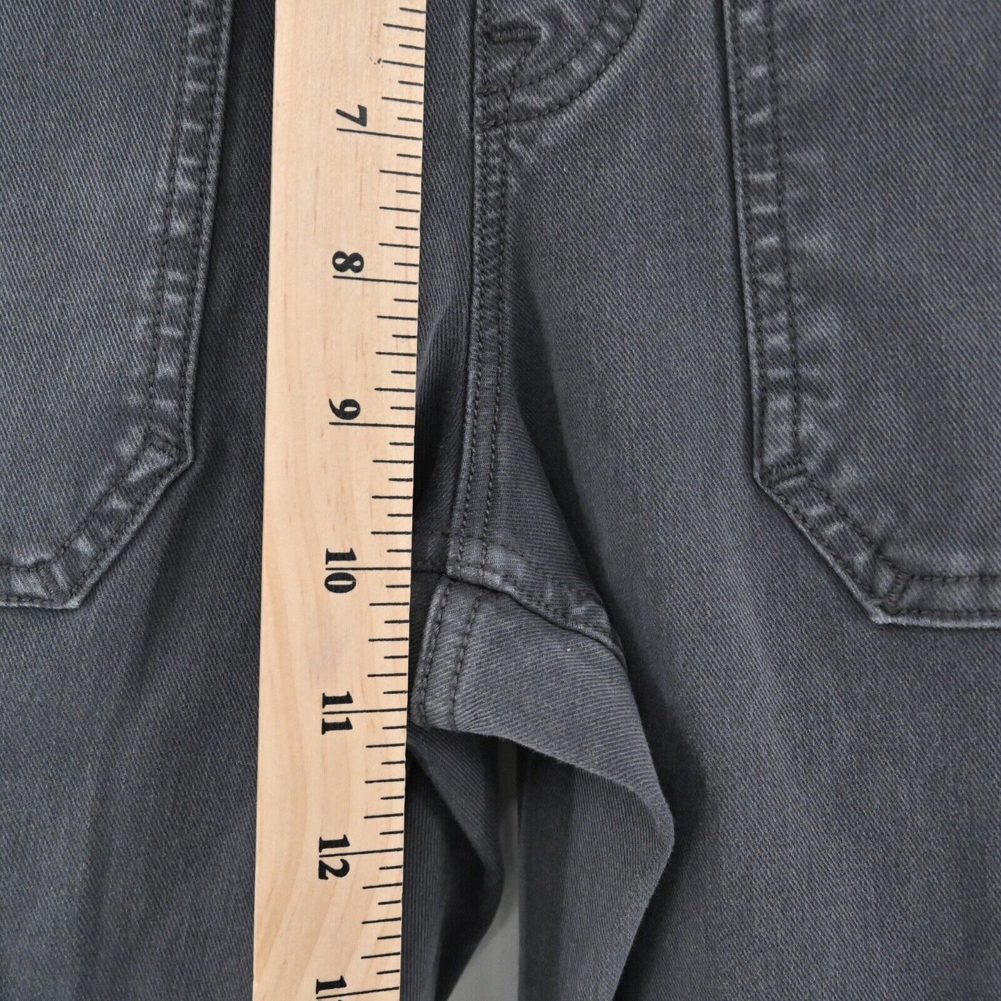 SPANX Jeans Womens Size S Gray Cotton Blend Shaping Stretch Pull On Skinny Cargo