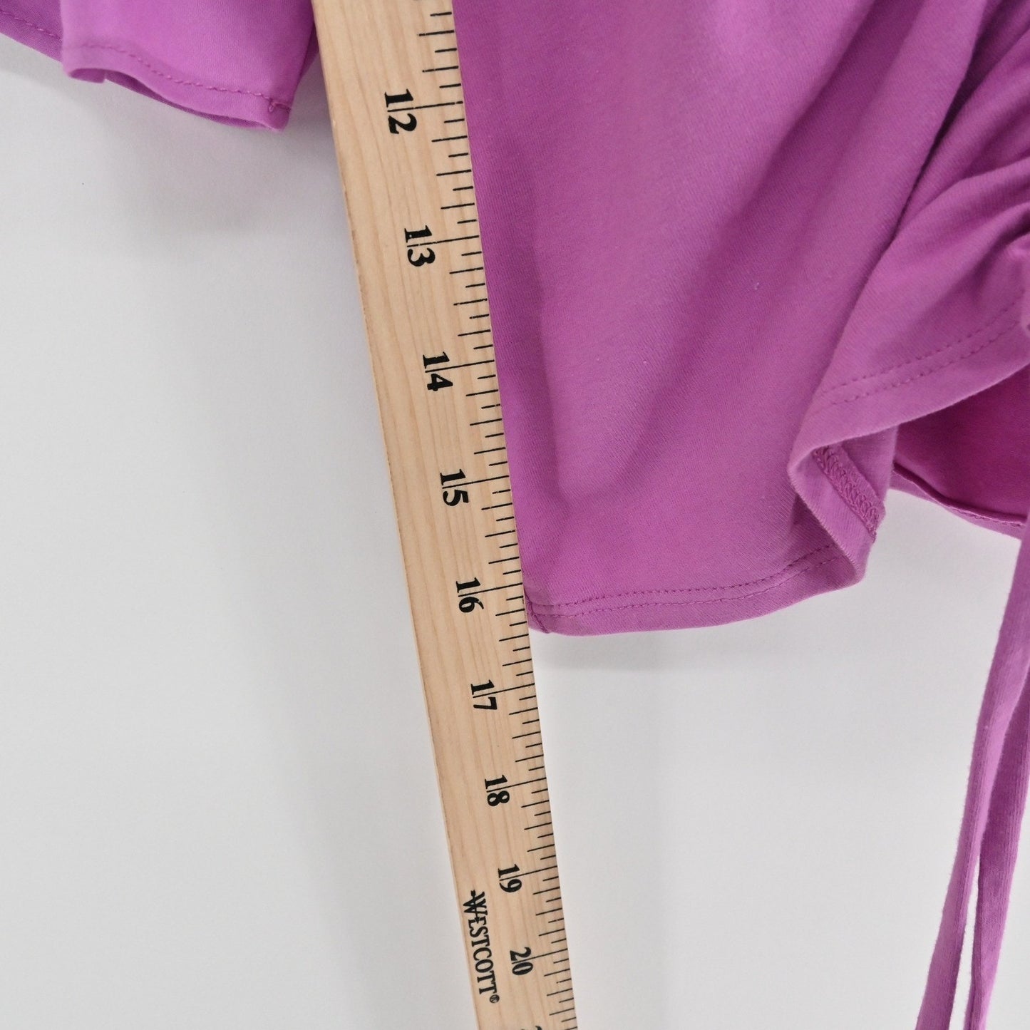 Anthropologie Maeve Womens Flutter Sleeve Top Size XS Lilac Coquette Blouse