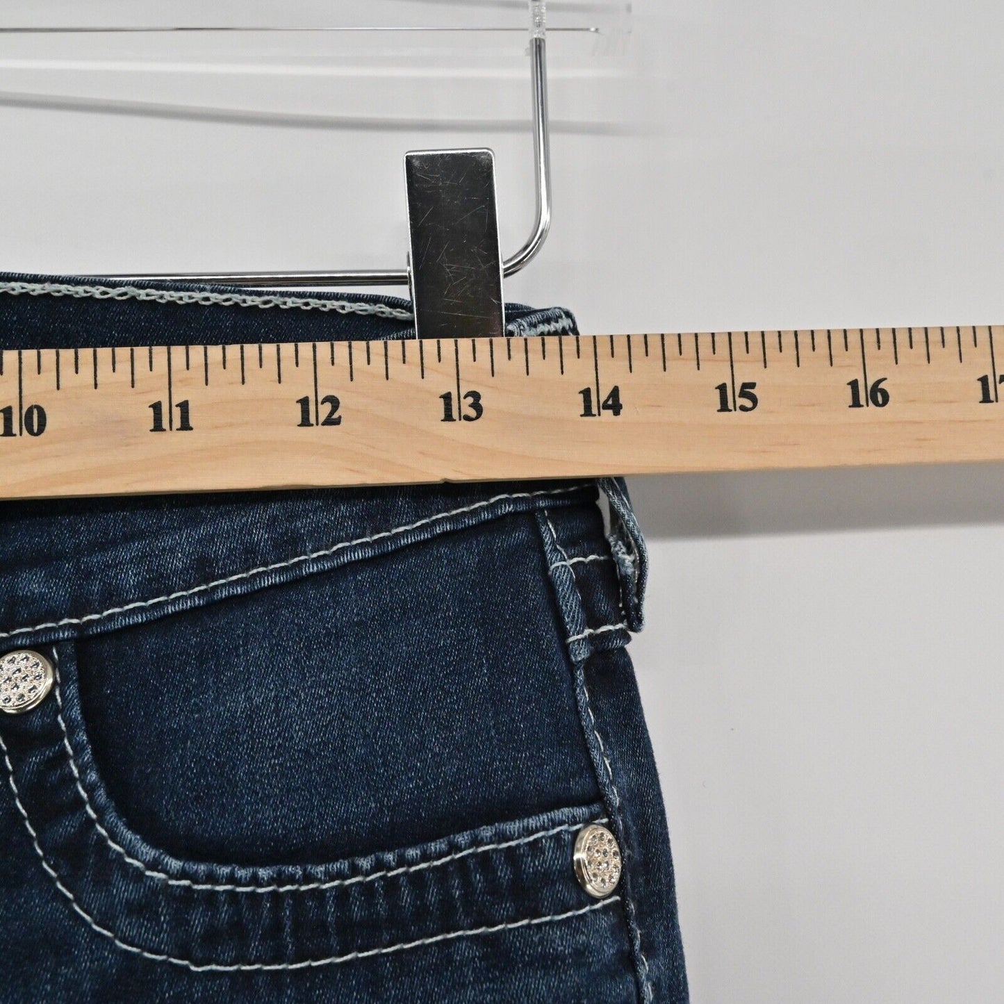 TRUE RELIGION Jeans Womens Size 25 Misty Skinny Low Rise Dark Wash Stretch USA