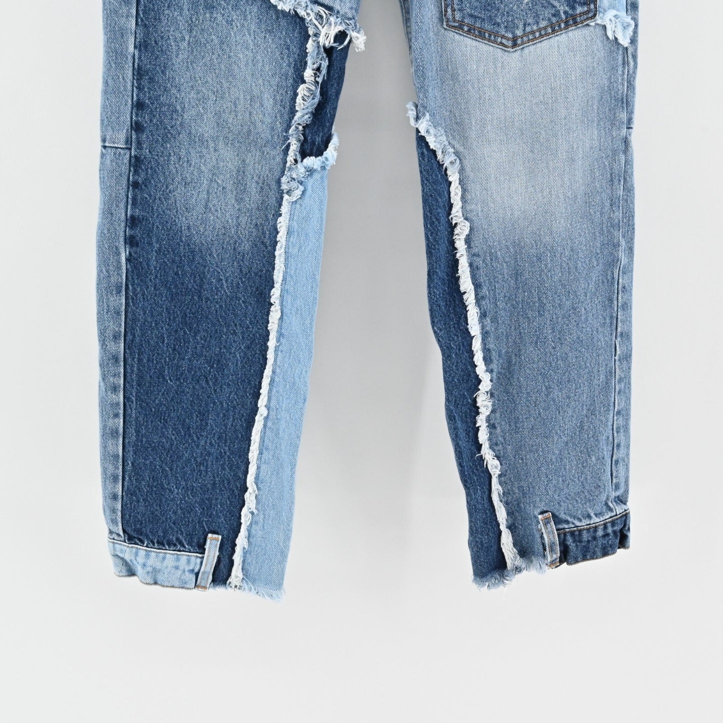 REVICE Womens Jeans Size 25 Matchmaker Love at First Sight Blue Denim Patchwork