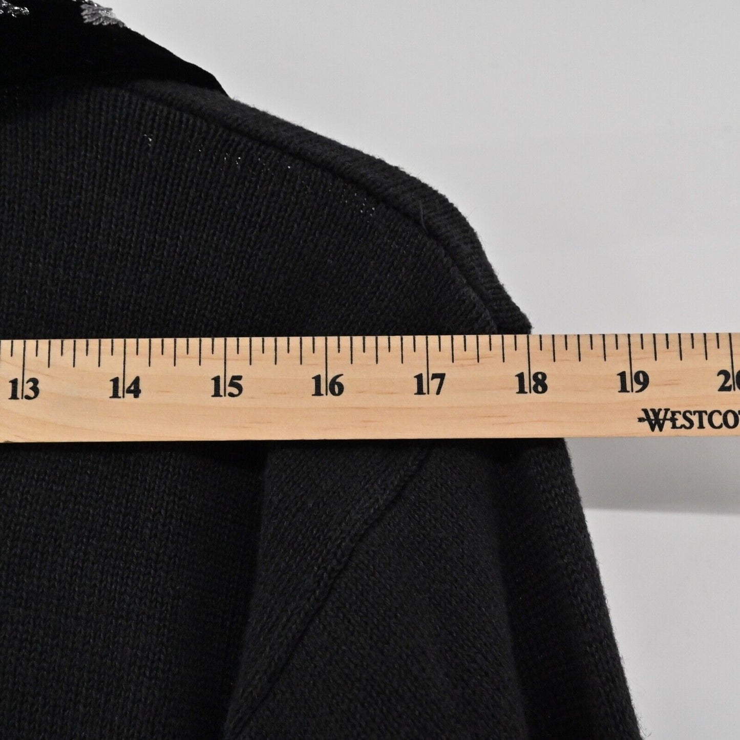 Vtg Beaded Cardigan Women Sz M Black Embroidered Paisley 90s TIARA INTERNATIONAL