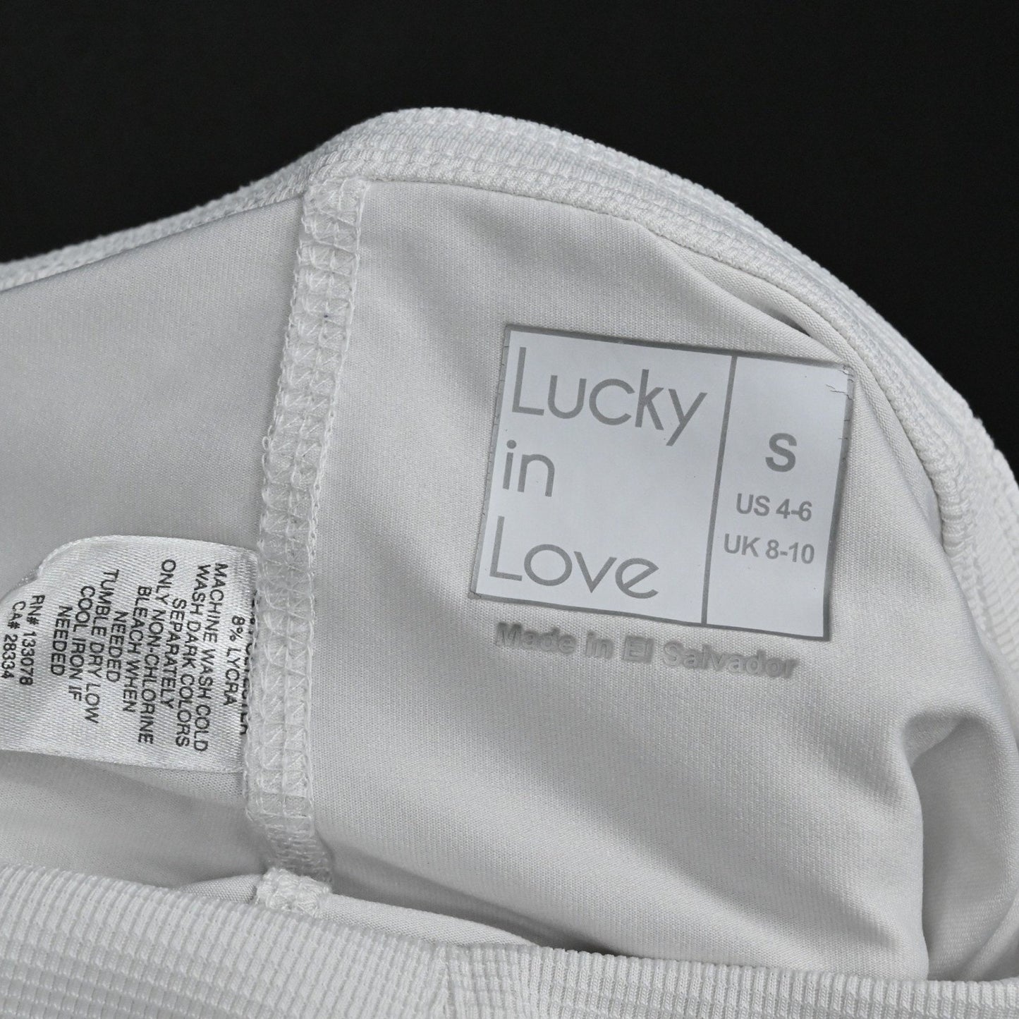 Lucky in Love White Skort Size S Tiered Skirt Tennis Golf Pickleball Athletic