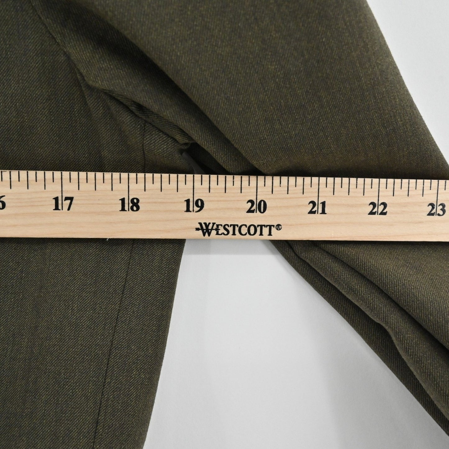 Vtg Ralph Lauren Womens Wool Olive Green Blazer Size 4 Button Front Jacket LRL