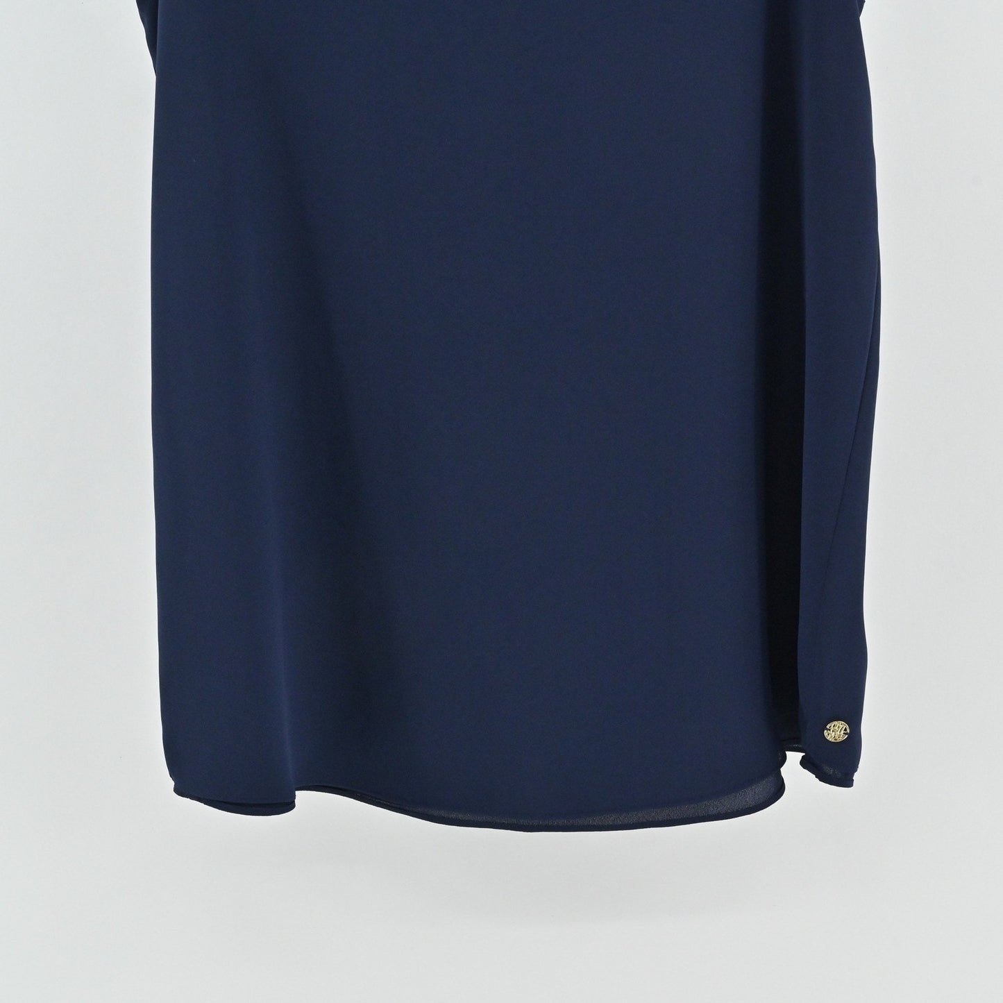 Lilly Pulitzer Womens Florin Straight Hem Top Size S Navy Blue Sleeveless Blouse