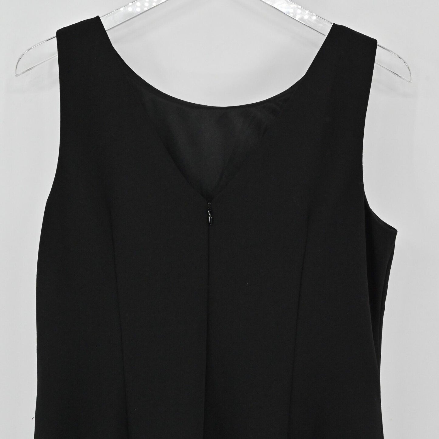 HARPER ROSE Dress Womens Sz 12 Sleeveless Black Jewel Embellished Feather Shift