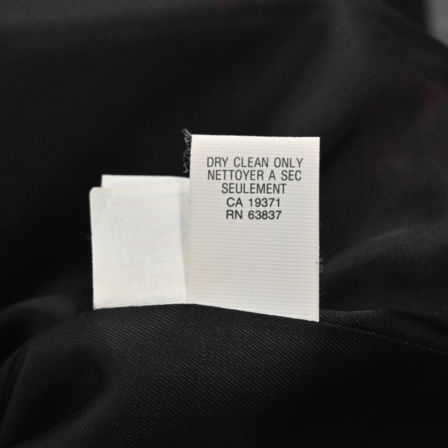 Vtg ANNE KLEIN Womens Wool Pea Coat Size XS Black Mid Double Breasted USA 90s