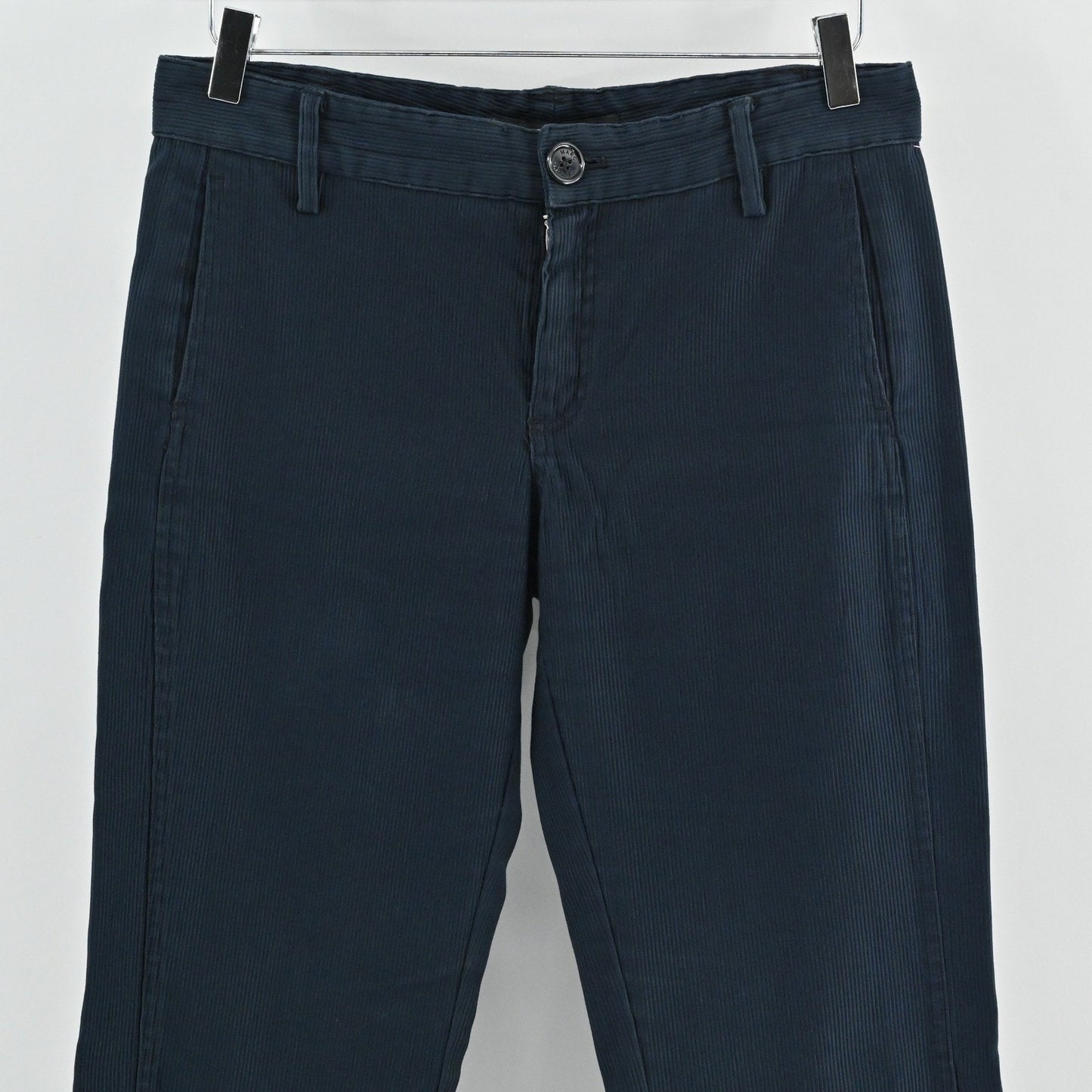 Marc Jacobs Womens Corduroy Pants Size 6 Navy Minimalist Quiet Luxury Trousers