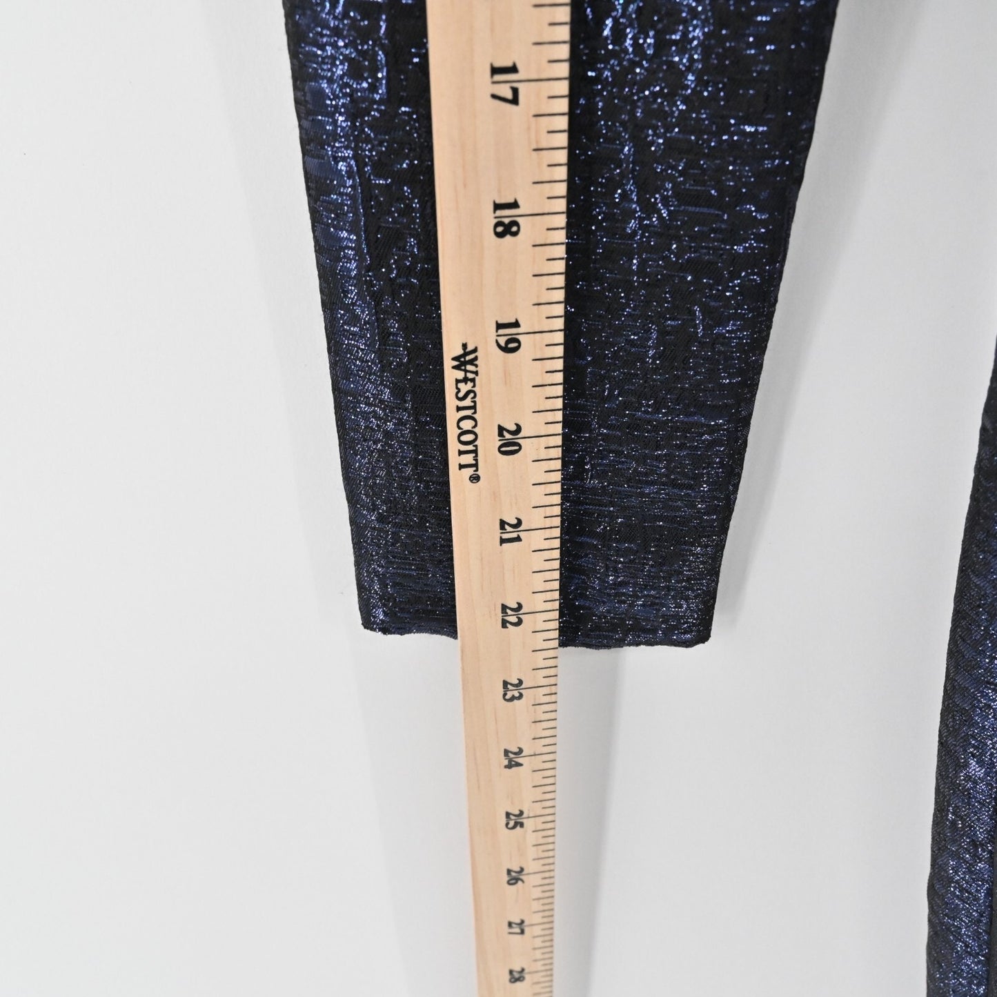 ARIANA ROCKEFELLER Dress Size 0 Silk Black Blue Metallic Long Sleeve Shift Silk