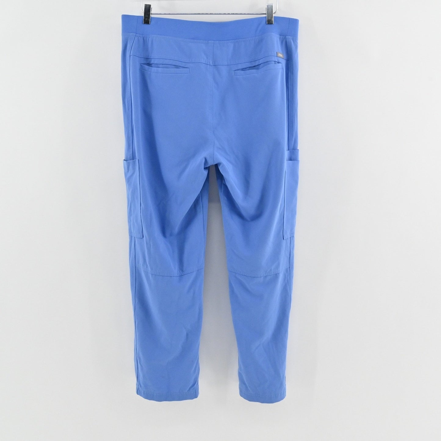 FIGS Mens Axim Technical Collection Scrub Pants Size L Short Blue Cargo T2001S