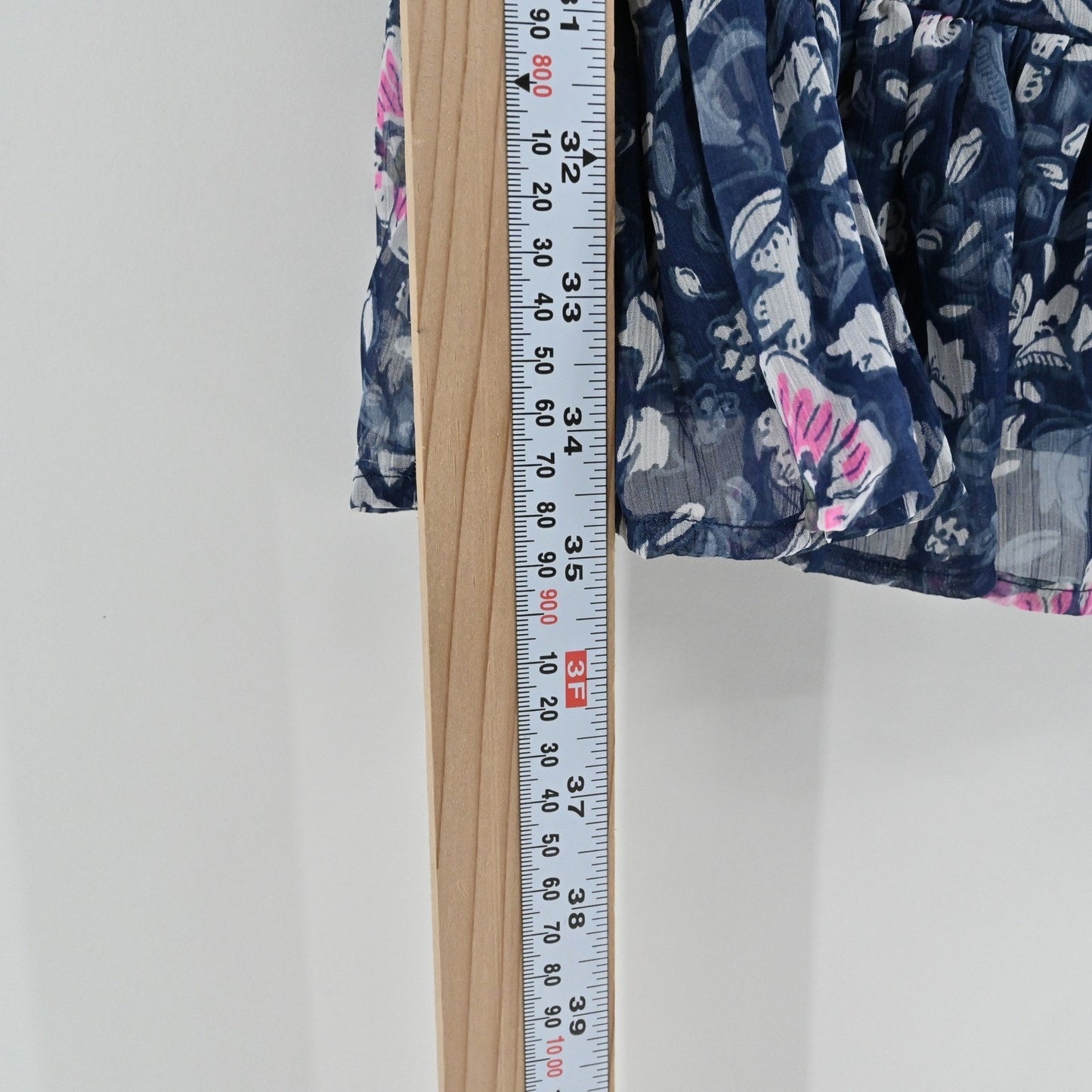 Vineyard Vines Chiffon Floral Dress Size XS Romantic Navy Pink Ruffle Brunch