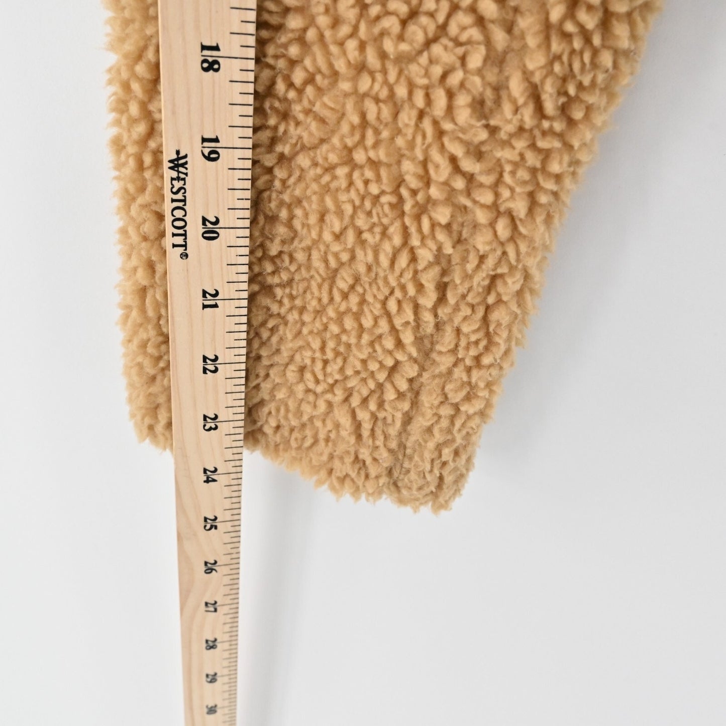 Madewell Portland Sherpa Camel Jacket Women M Faux Fur Button Front Teddy Coat