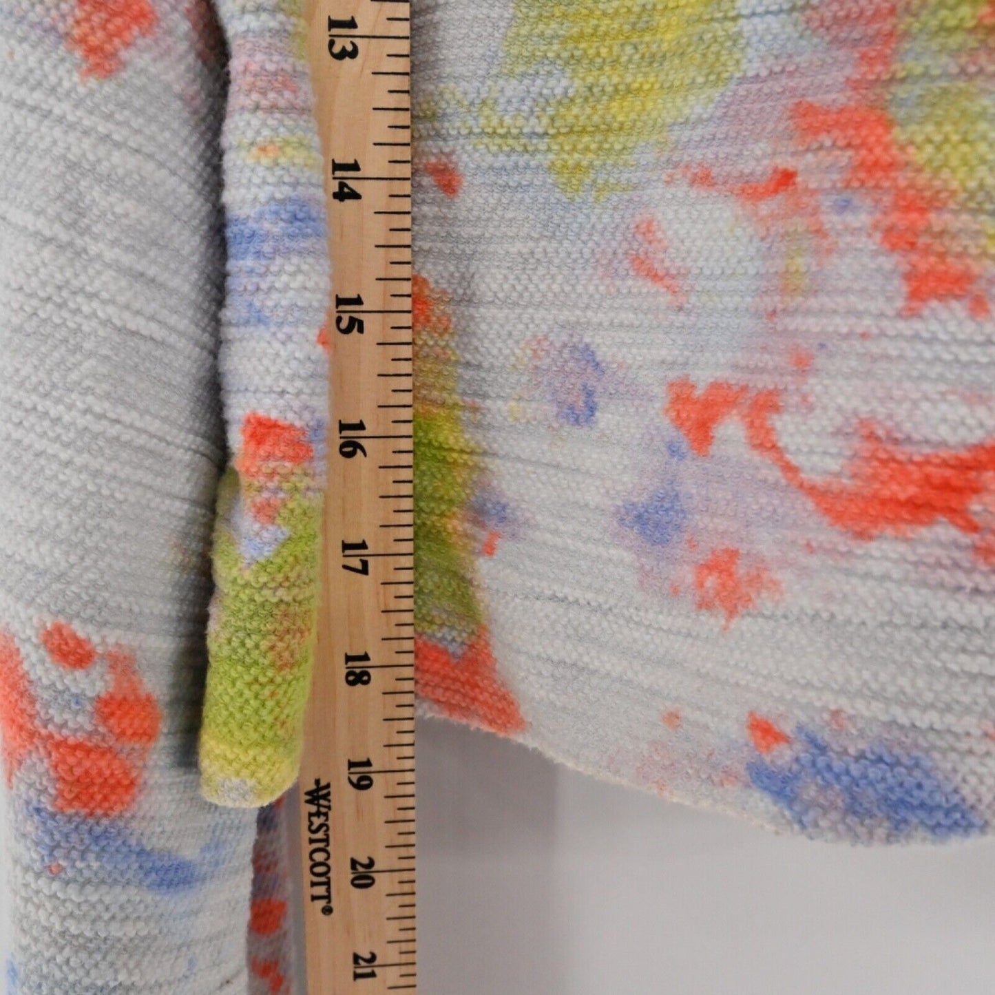 FREE PEOPLE Hoodie Womens Size M Gray Tie Dye 100% Cotton Thinkin About You Crop