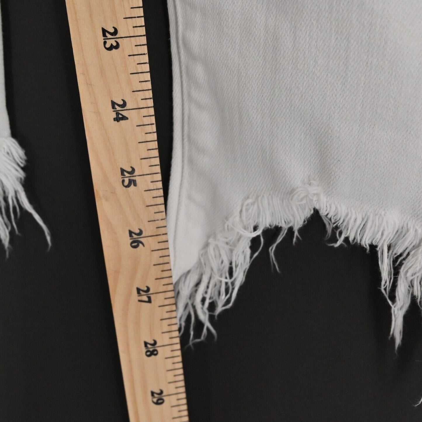 LAGENCE Jeans Womens Size 25 High Line Skinny High Rise Blanc Destruct White