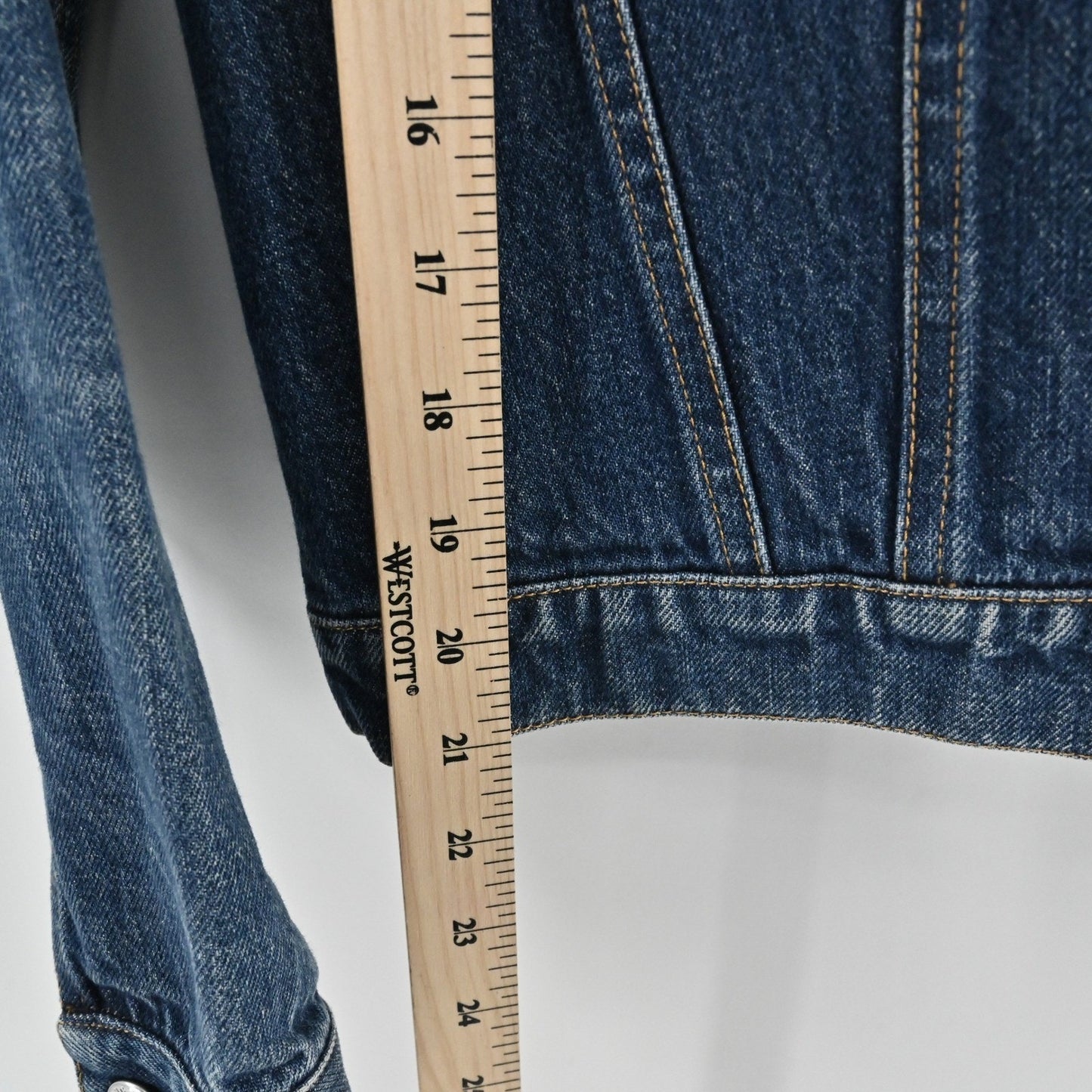 Heltmut Lang Womens Denim Jacket Size IT 38 Trucker Made in Italy Western Cotton