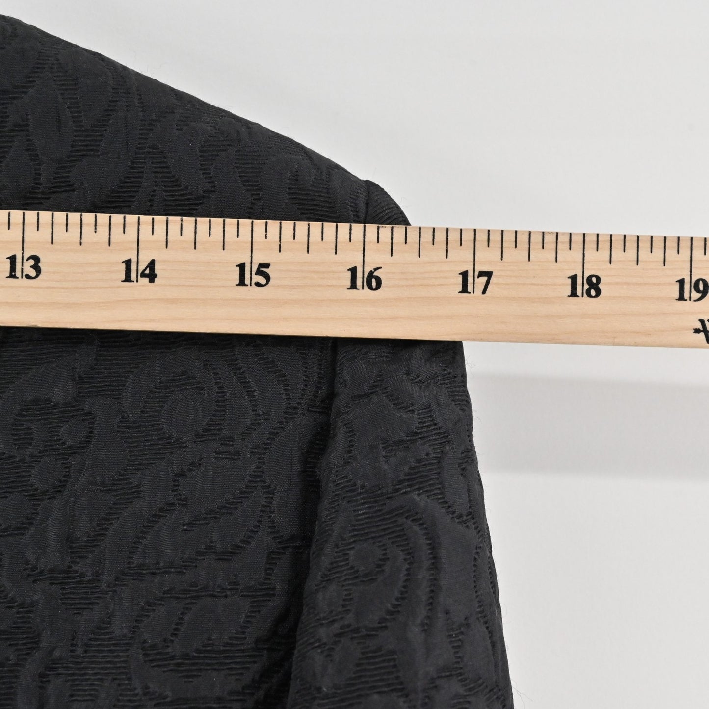 Vtg Giorgio Vannini Womens Jacquard Floral Blazer Size 44 Satin Black Jacket 80s