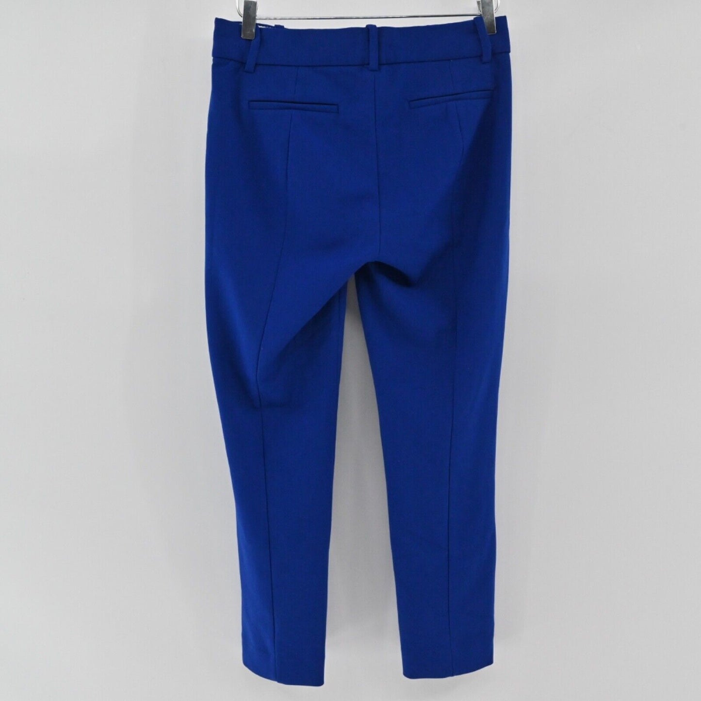 J CREW Pants Womens Size 4 Royal Blue Low Rise Tapered Slim Stretch Dress Career