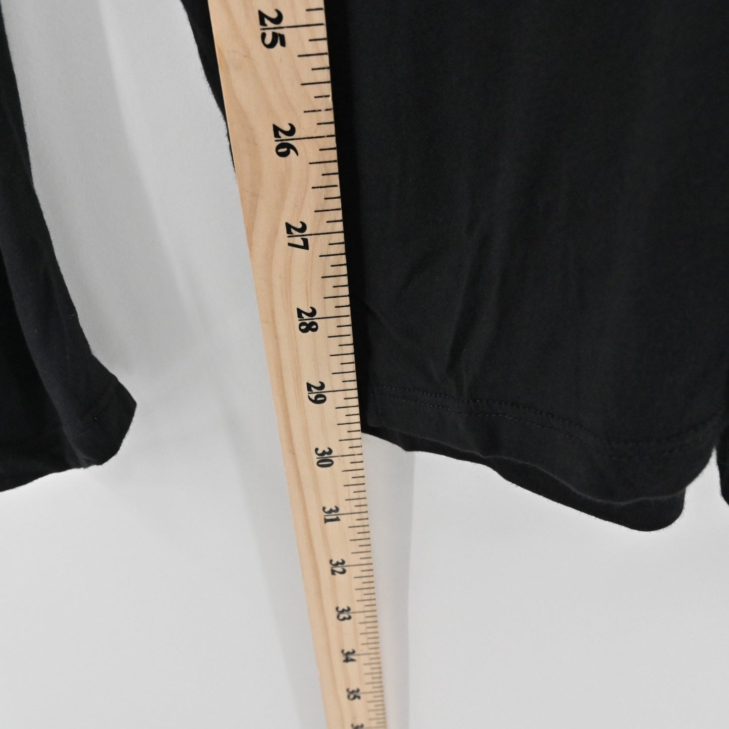 Vince Womens Long Sleeve Double Vee Tee Size XS Black Viscose Casual Top NEW