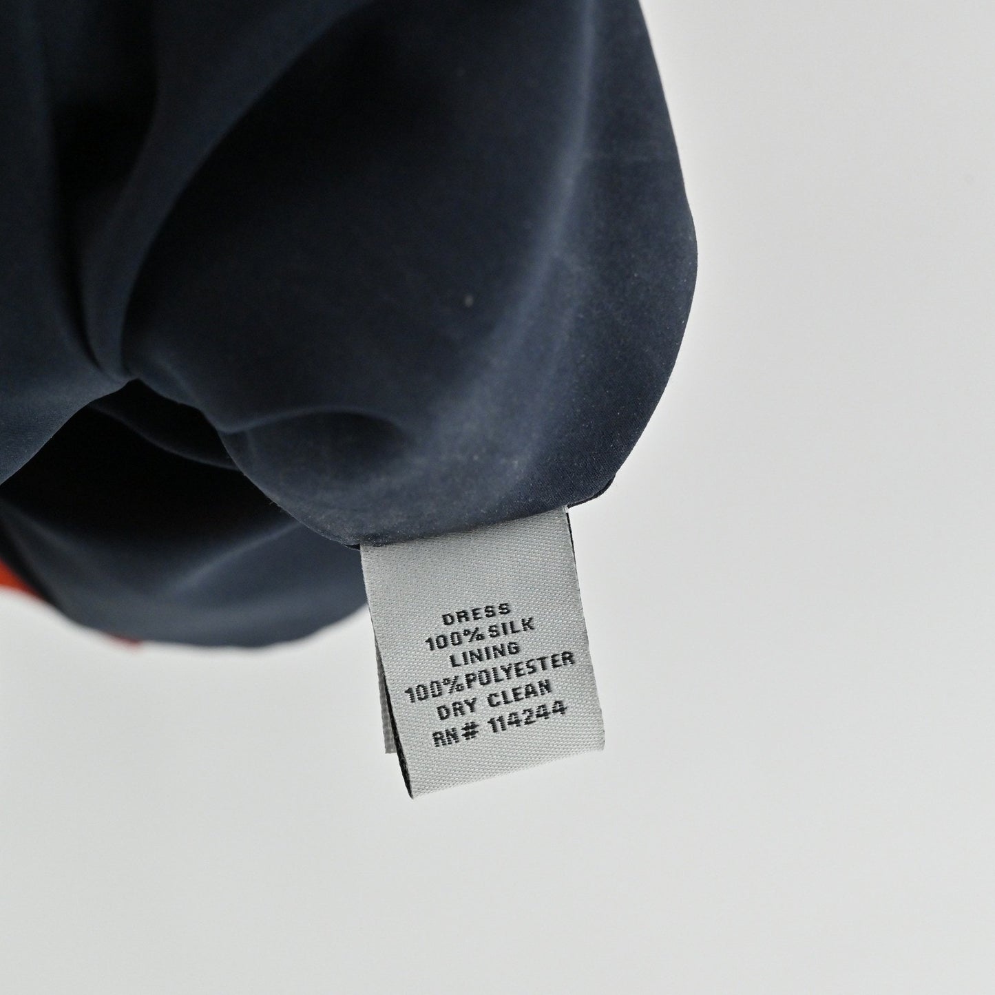 Eliza J Color Block Dress Size 10 Belted Button Navy Contemporary Modern Career