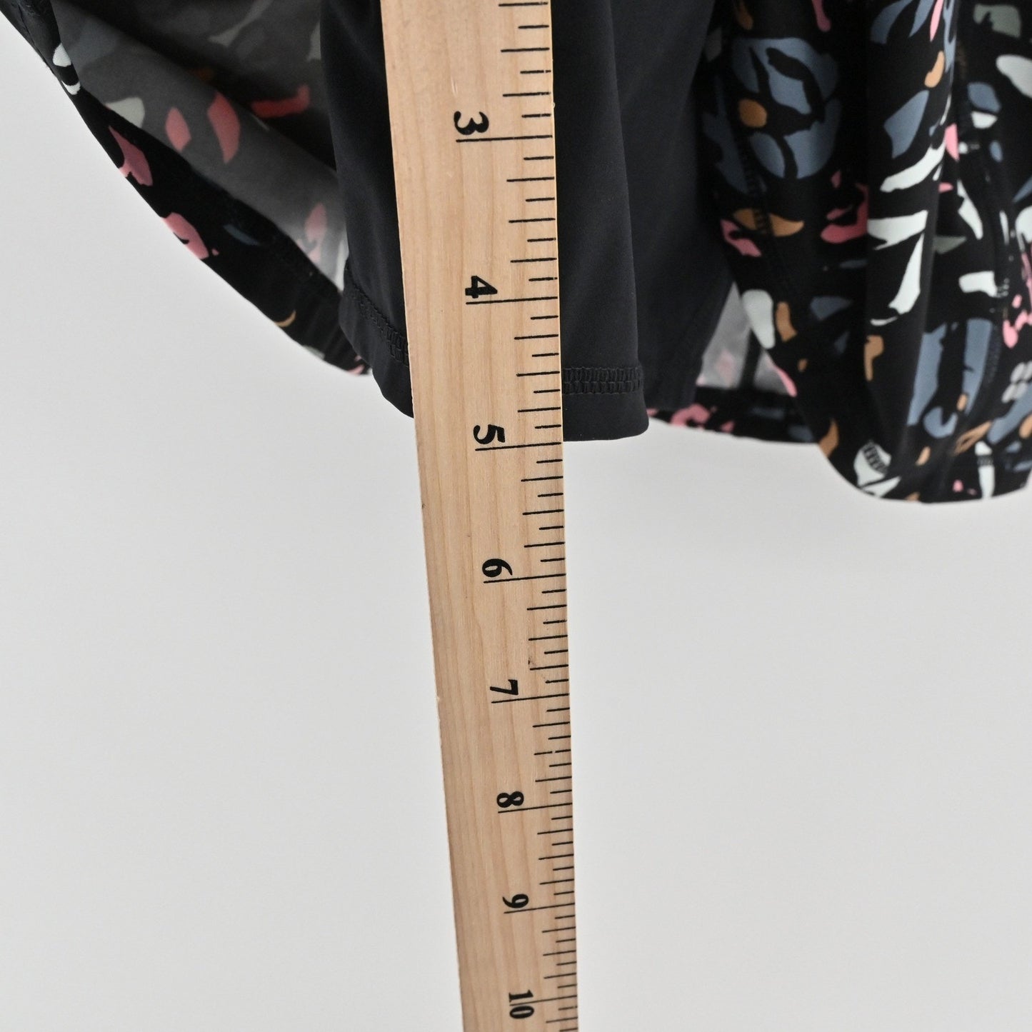 Sweaty Betty Power Workout Dress Size 4/6 Black Floral Sleeveless Racerback Gym